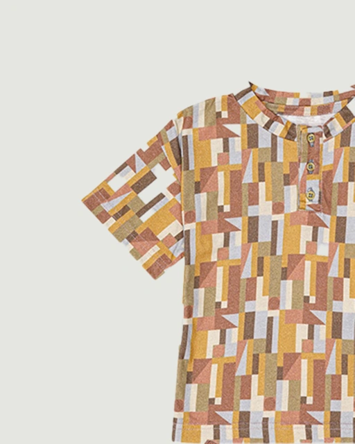Image of SABINE AND HEEM - TAAM TAAM TODDLER SET - Abstract - Cotton Bamboo Toddler Set