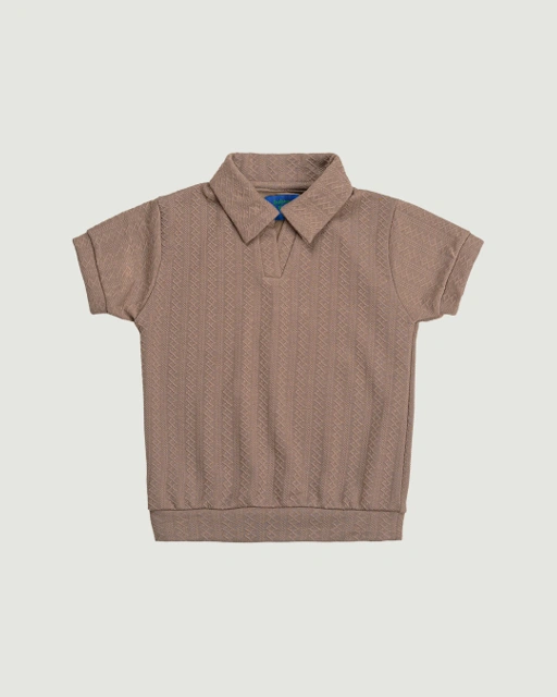 Image of SABINE AND HEEM - ZAZA Collar Shirt - Taupe - Kids Shirt