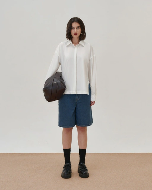 Image of BRYN SPLIT SEAM OVERSIZE SHIRT