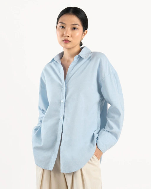 Image of ISKA OVERSIZE CHAMBRAY SHIRT