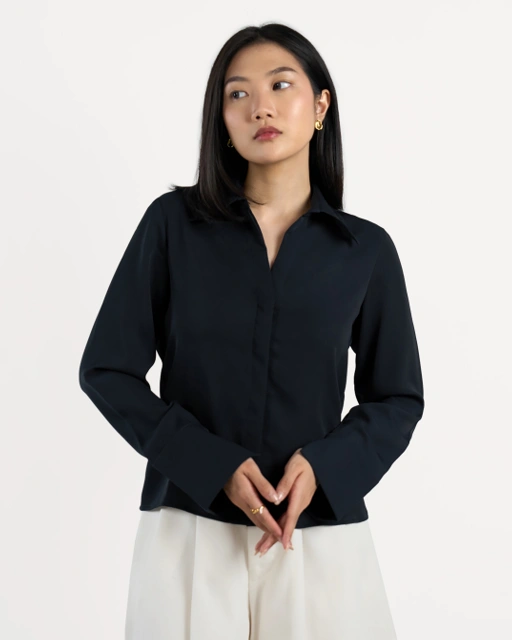 Image of ACELA SLIM FIT V-NECKLINE SHIRT
