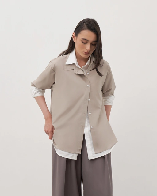 Image of JESSE 2 IN 1 OVERSIZE SHIRT