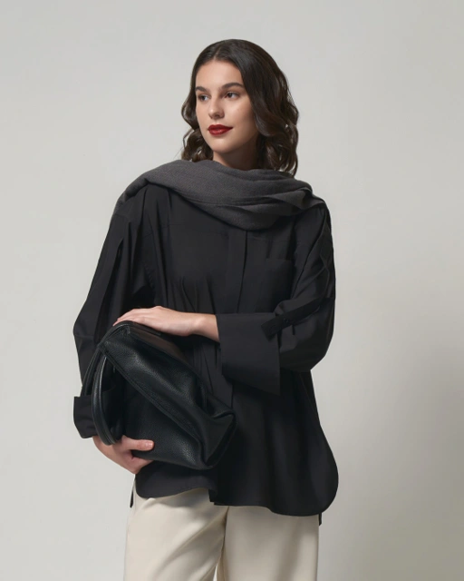 Image of EDEN DOUBLE OPENING OVERSIZE SHIRT