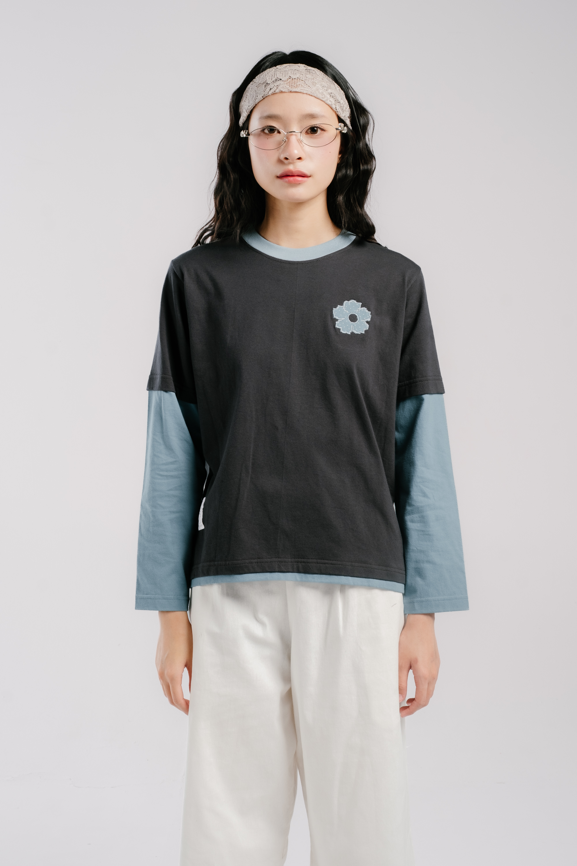 TOME AME - SOOMI LAYERED LONGSLEEVE - KAOS LENGAN PANJANG