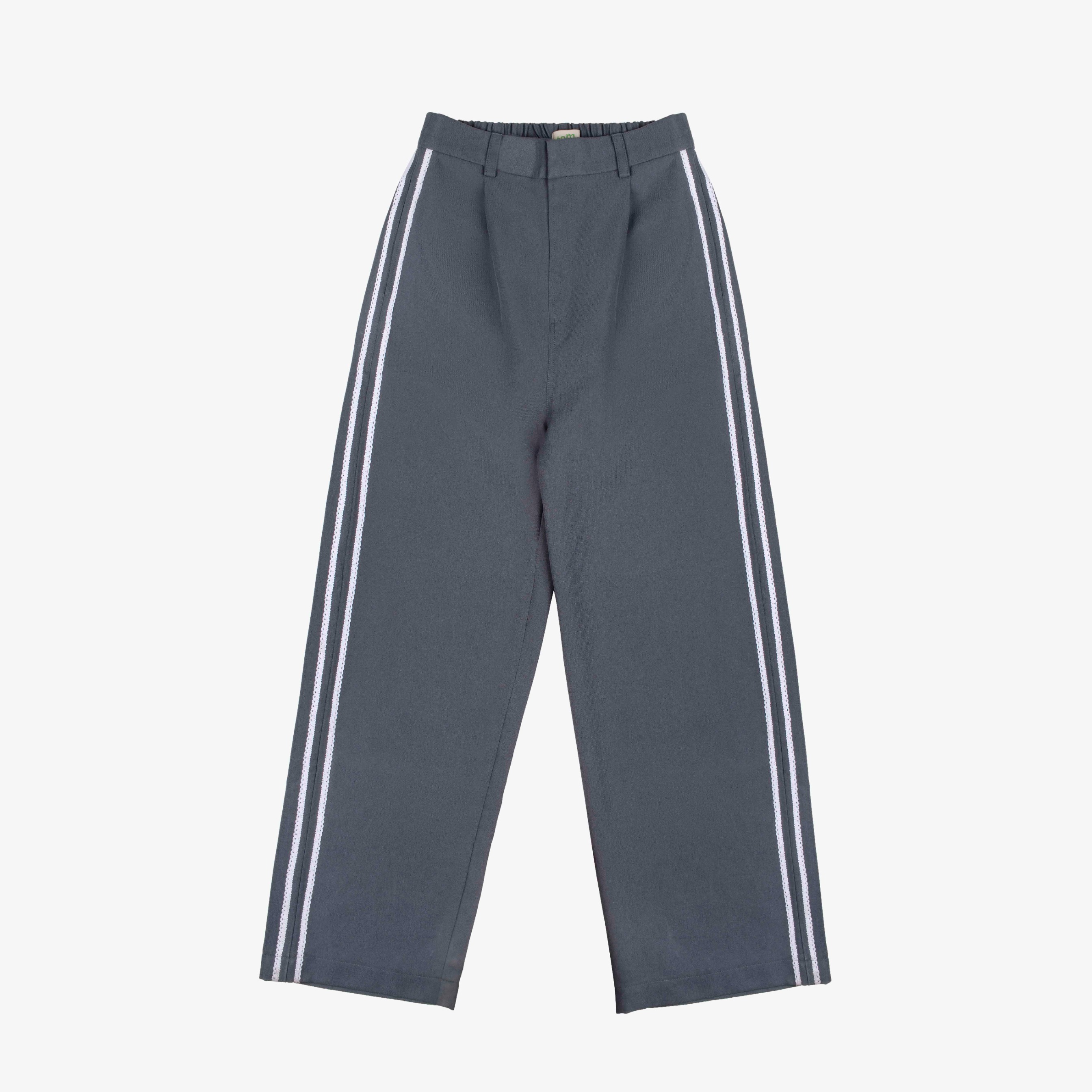 Tome Ame - Chira Pants Grey - Celana Panjang Sporty