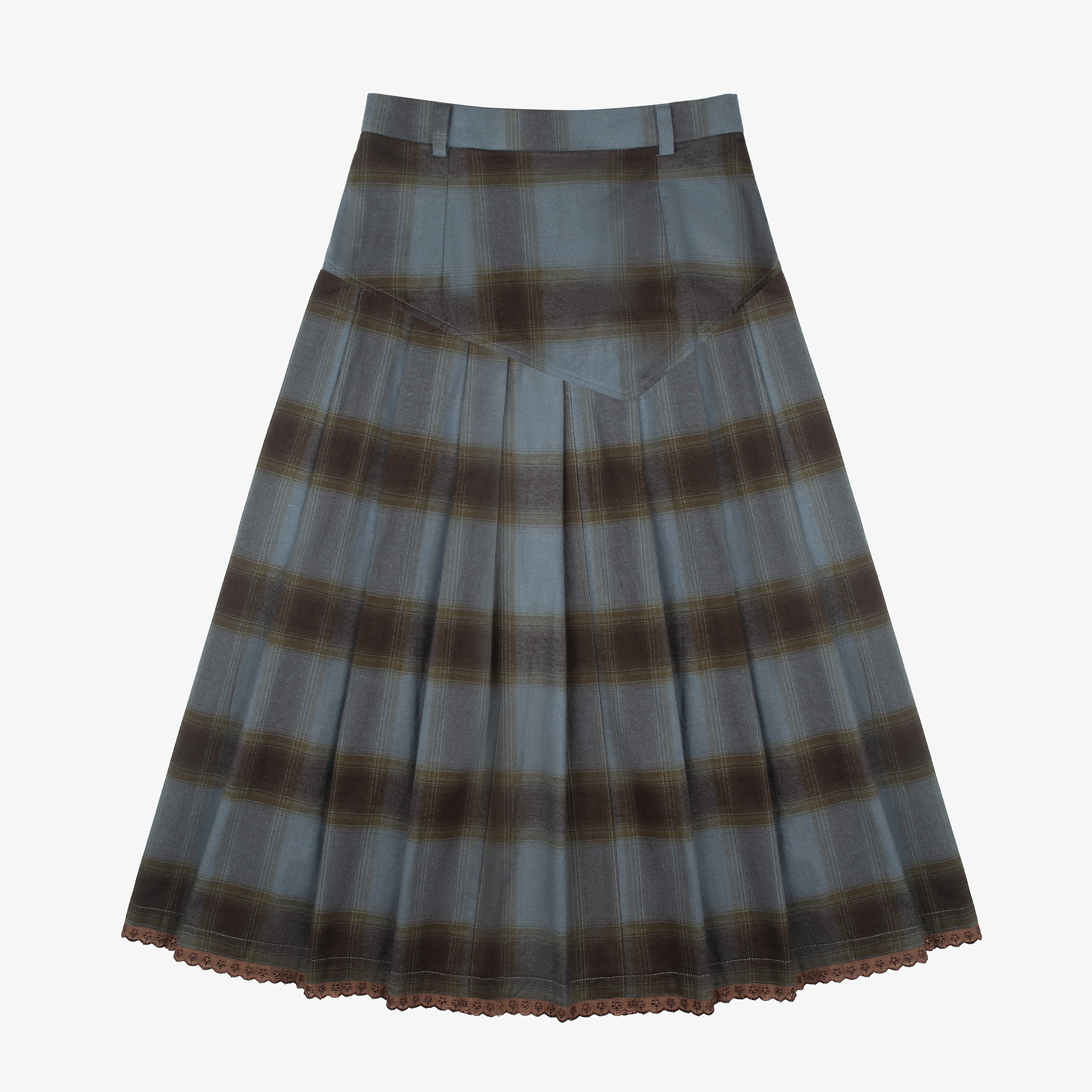 TOME AME - NAKA MAXI SKIRT - ROK TARTAN FLANNEL