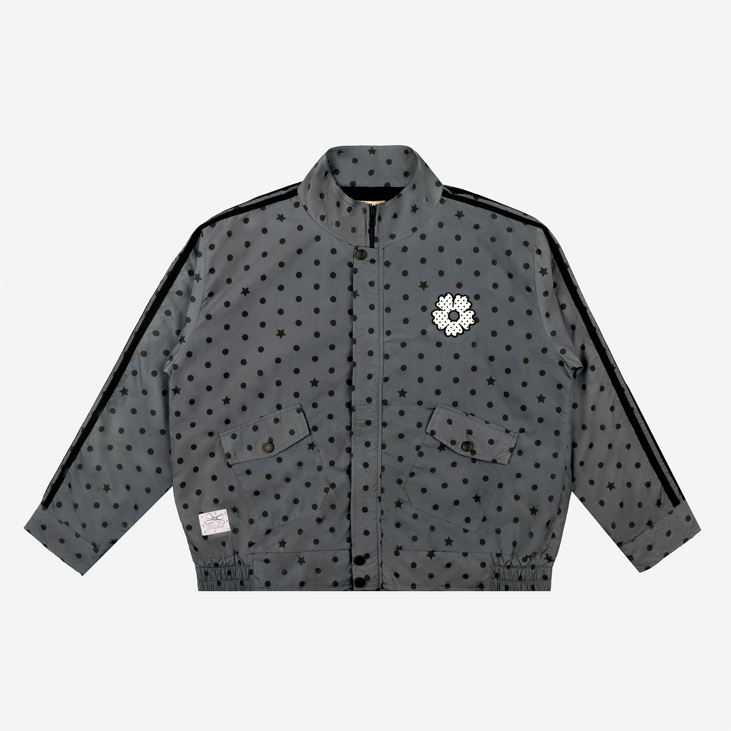 Tome Ame - Naerin Polka Dot Jacket - Jaket Outer Wanita Motif Polka Dot