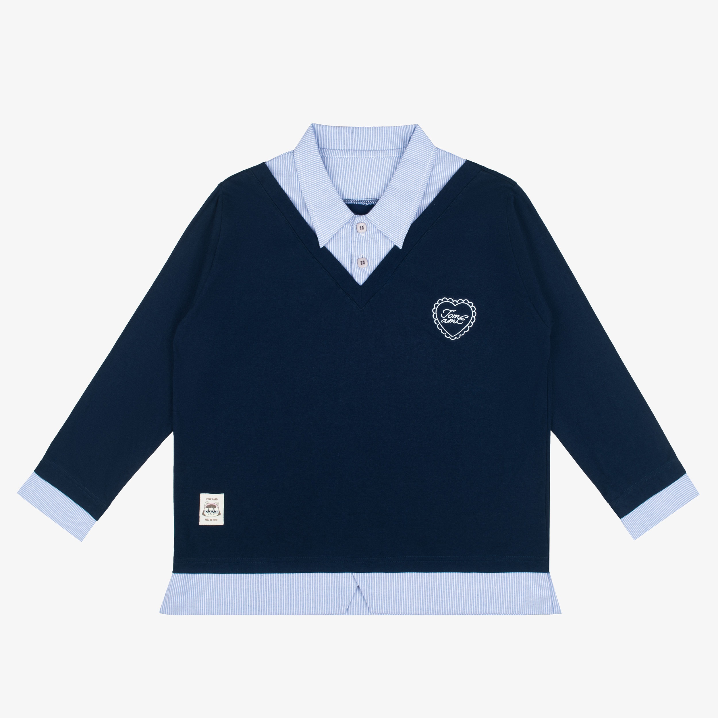 TOME AME - KESHI LAYERED SHIRT - KEMEJA WANITA LENGAN PANJANG