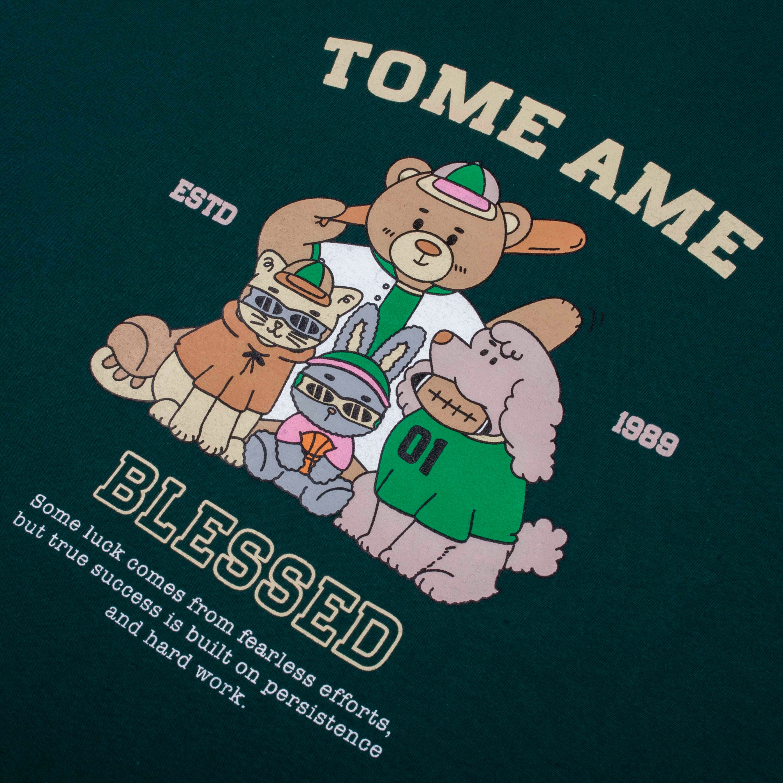 Tome Ame - Kyoto Longsleeve Dark Green - Kaos Lengan Panjang 24S