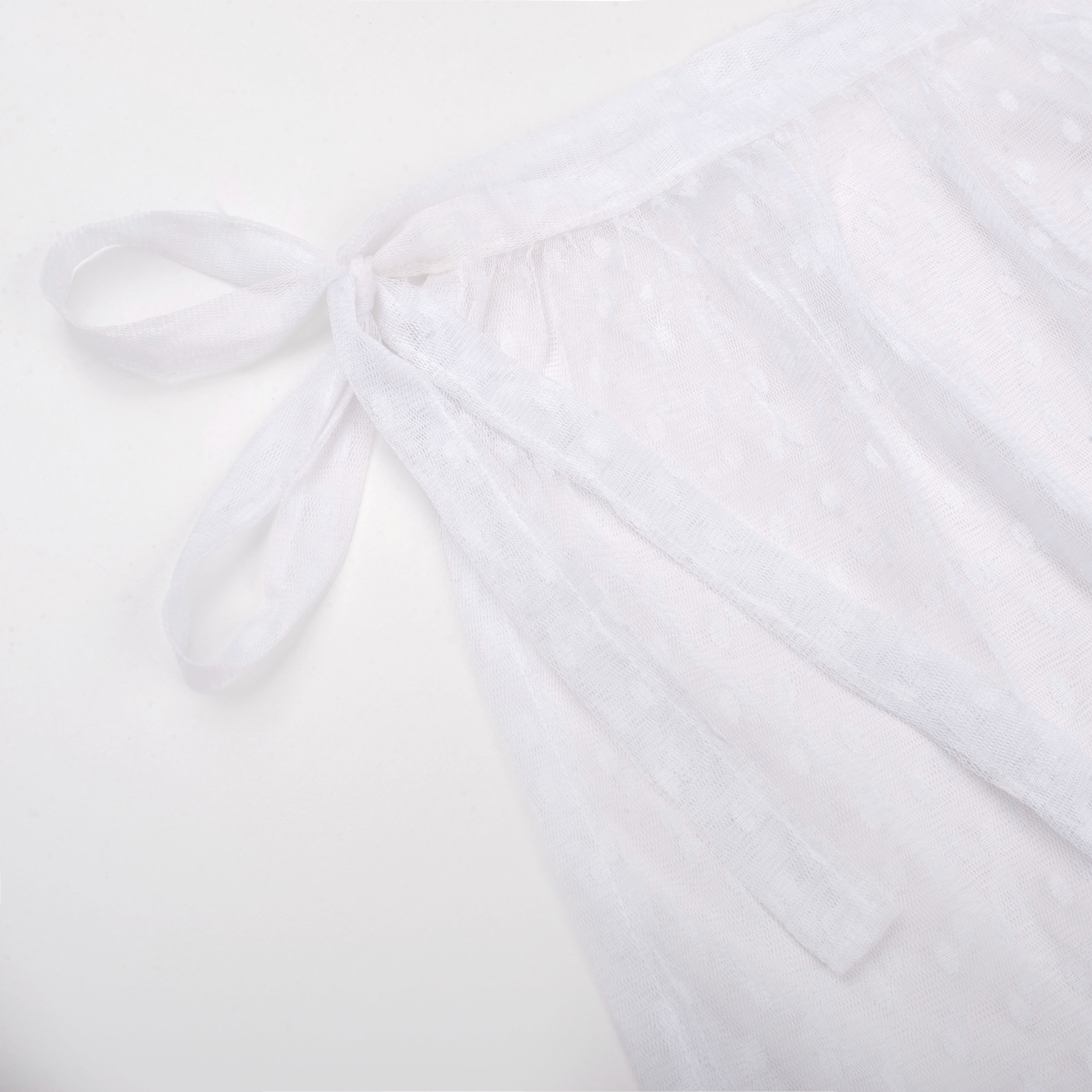 Tome Ame - Ginka Layered Lace Skirt White - Rok Renda Wanita