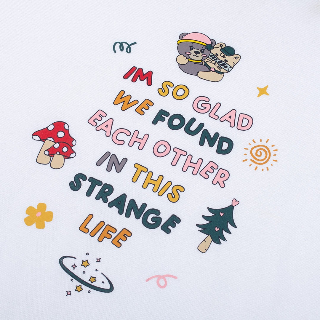 Tome Ame - Hanni Tee White - Kaos Lengan Pendek 24S Motif Ruffle