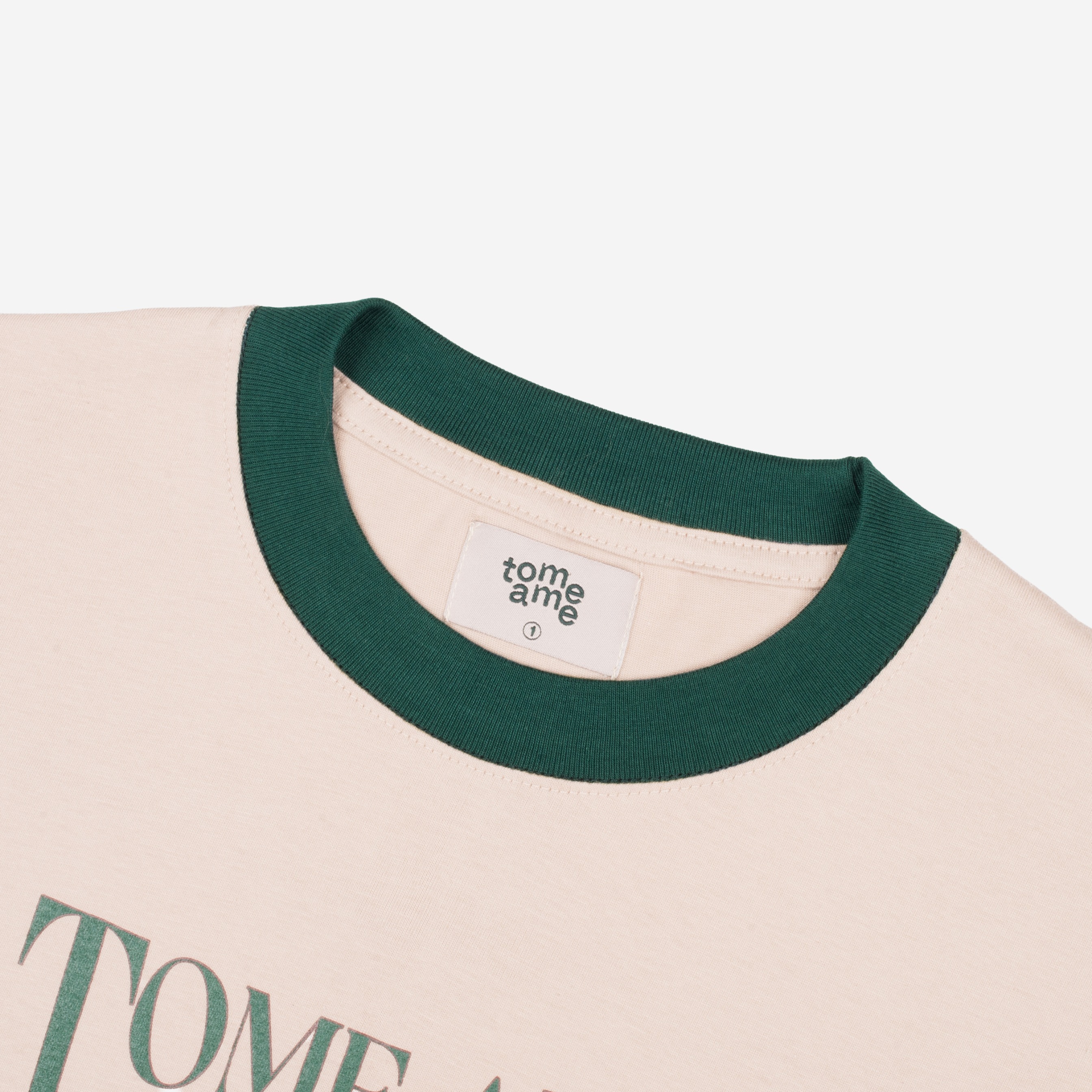Tome Ame - Ruki Boxy Longsleeve Tee Cream - Kaos Lengan Panjang Oversized 24s Flanel