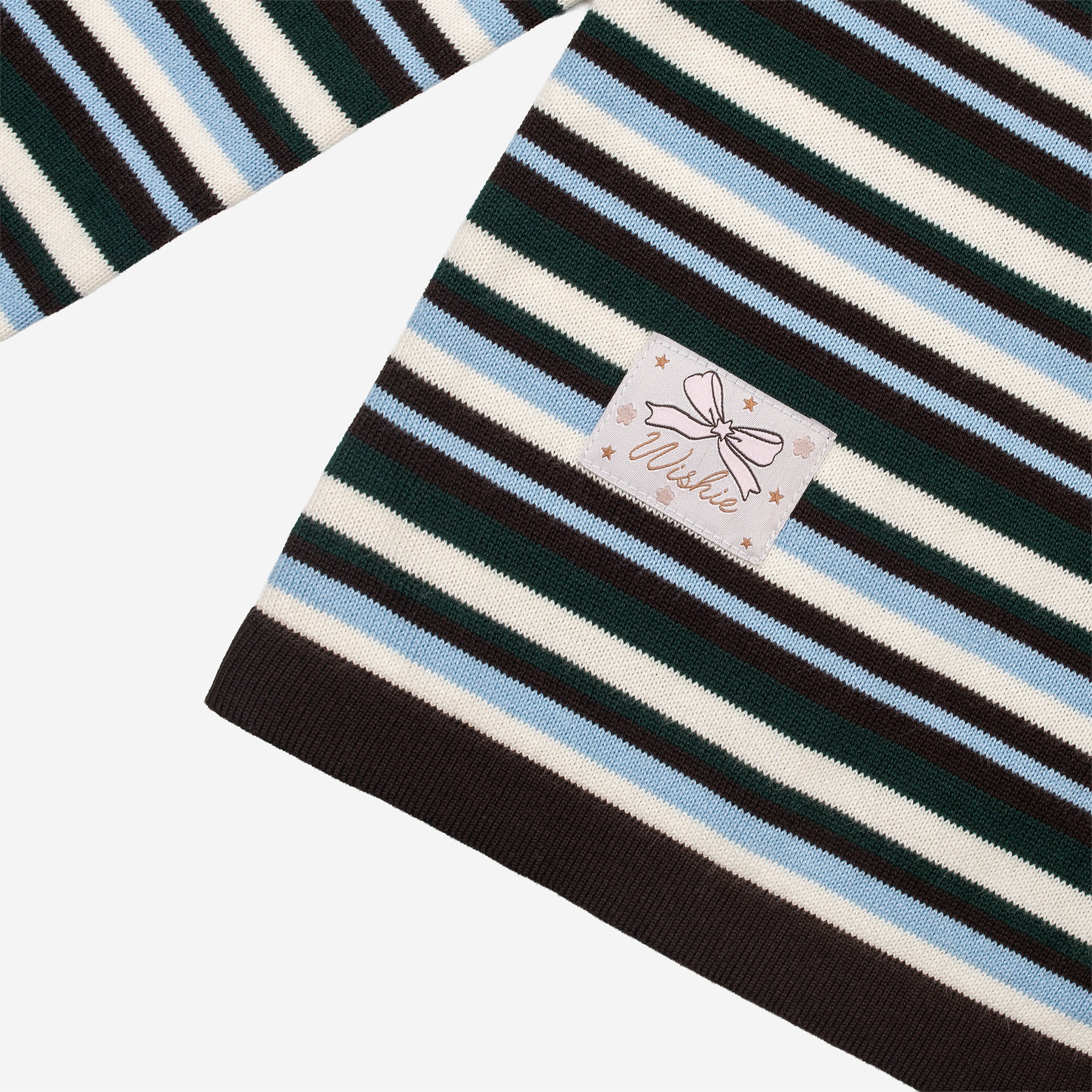 Tome Ame - Mirai Stripe Knitwear Cardigan - Knitwear Cardigan Wanita Motif Garis