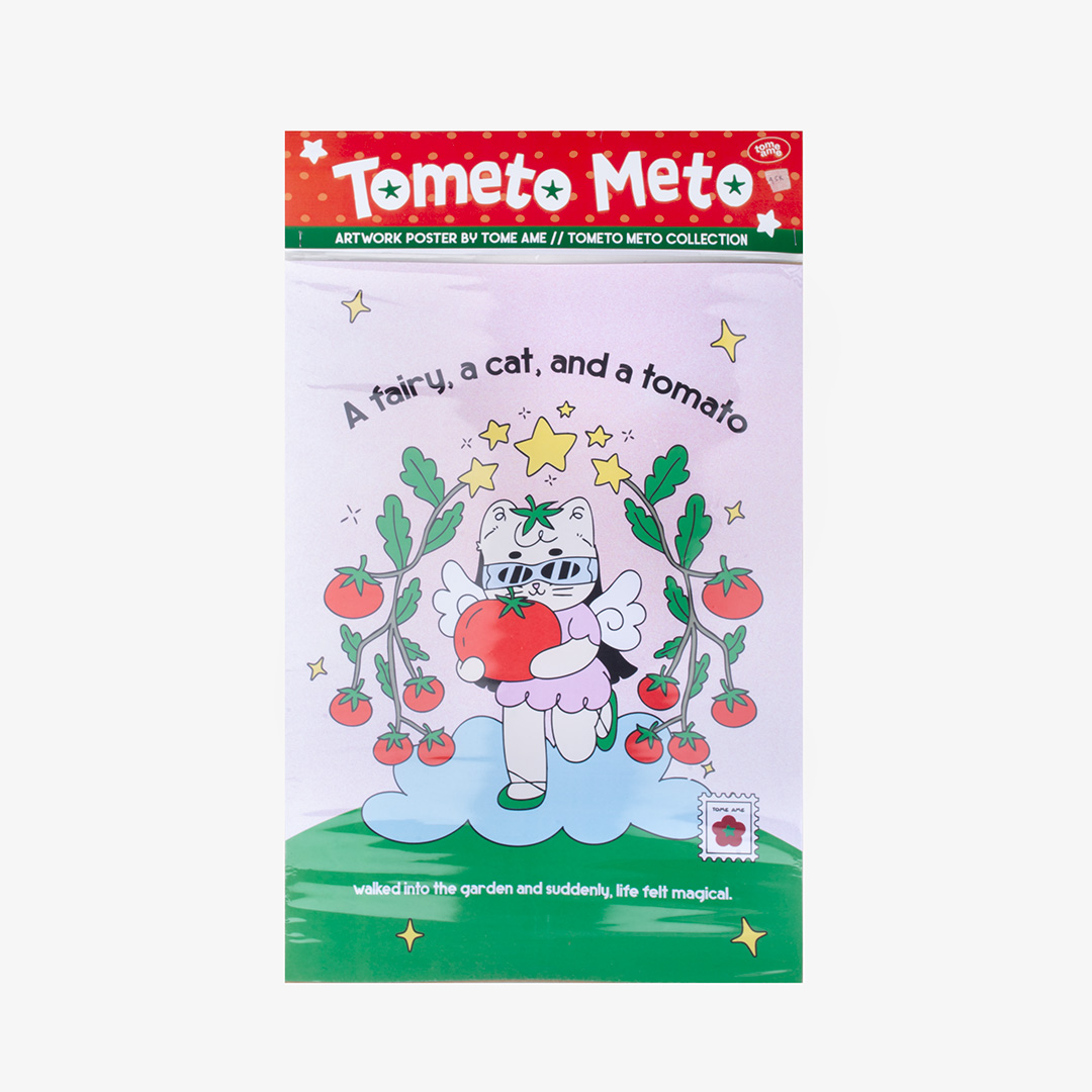 Tome Ame - Artwork Poster Kucing Tometo