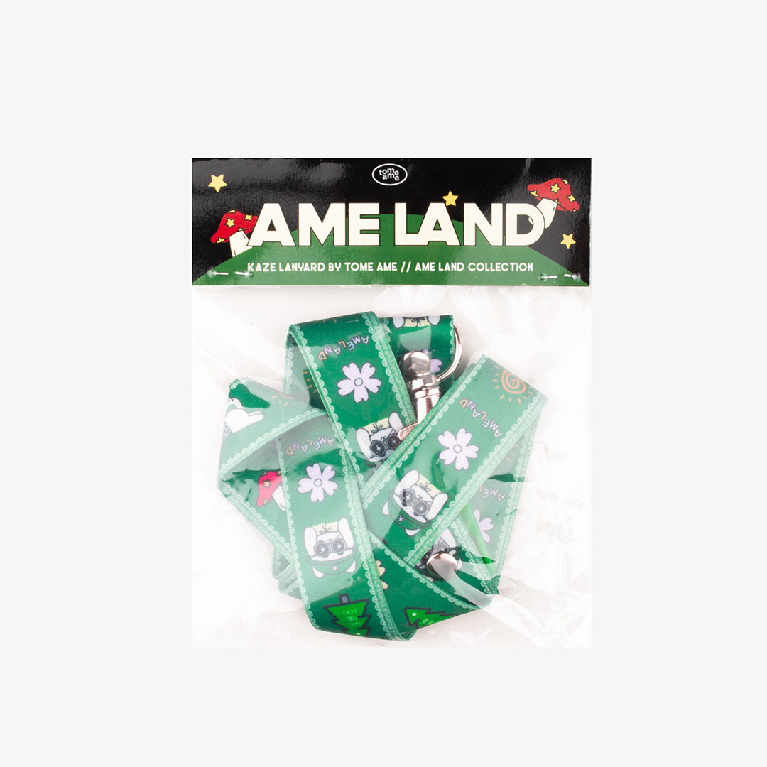 Tome Ame - Kaze Lanyard Green