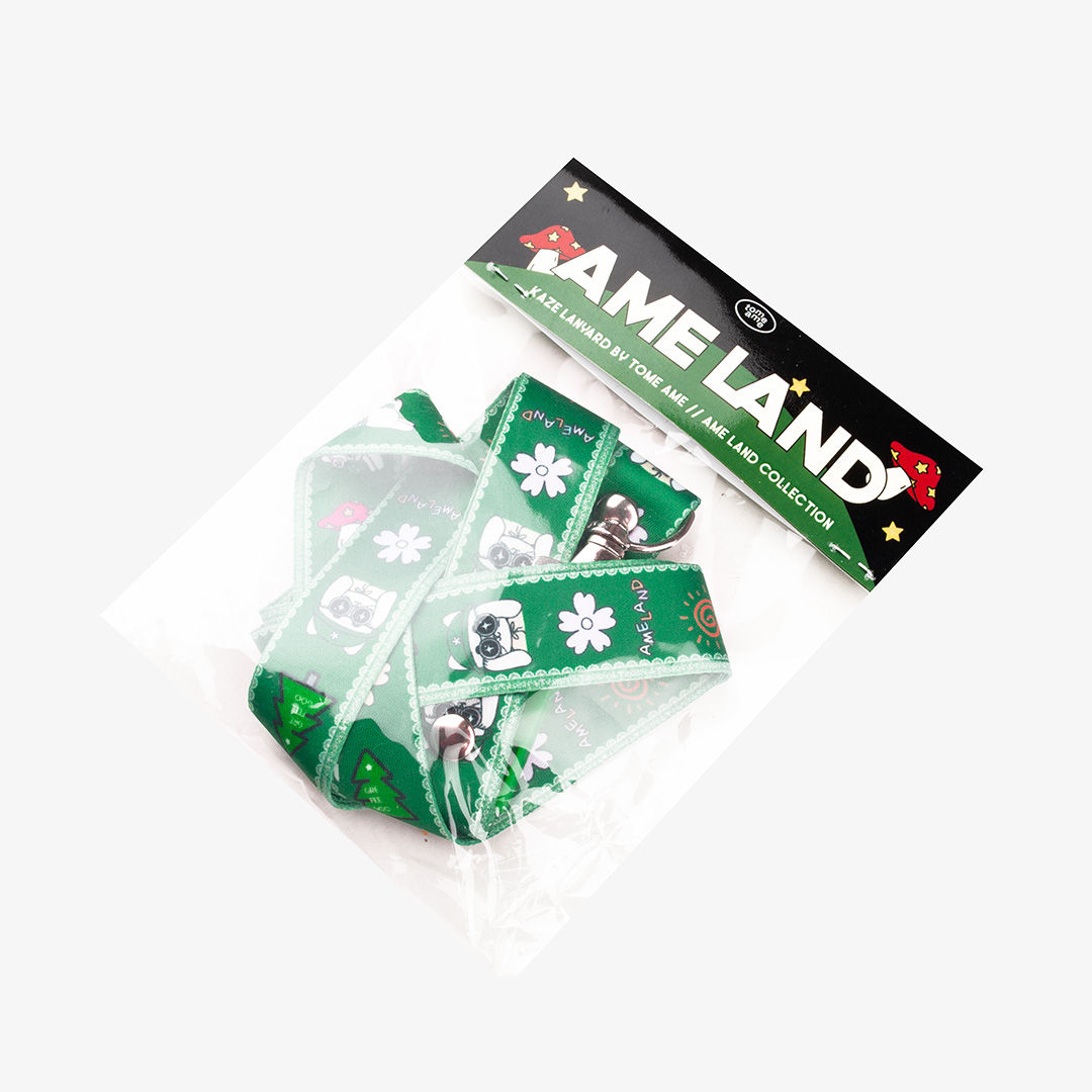 Tome Ame - Kaze Lanyard Green