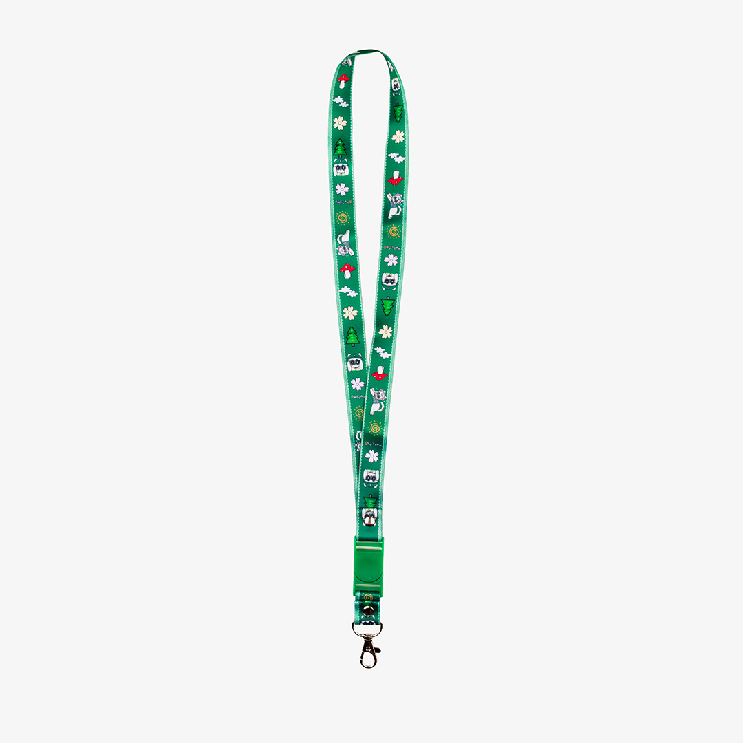 Tome Ame - Kaze Lanyard Green