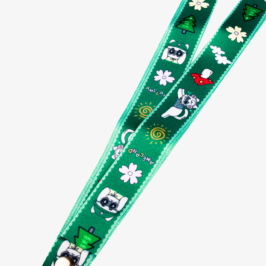 Tome Ame - Kaze Lanyard Green