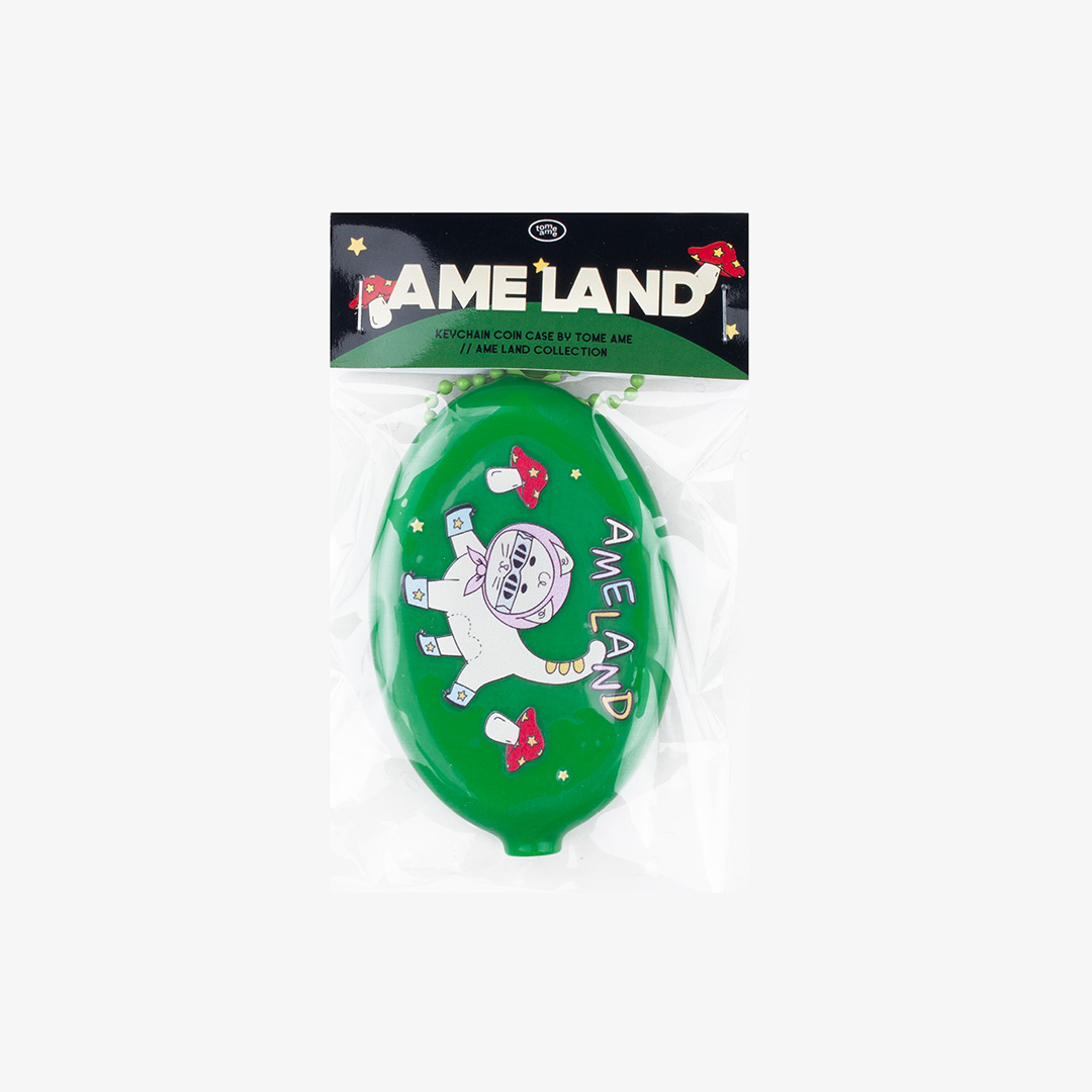 Tome Ame - Keychain Coin Case Green