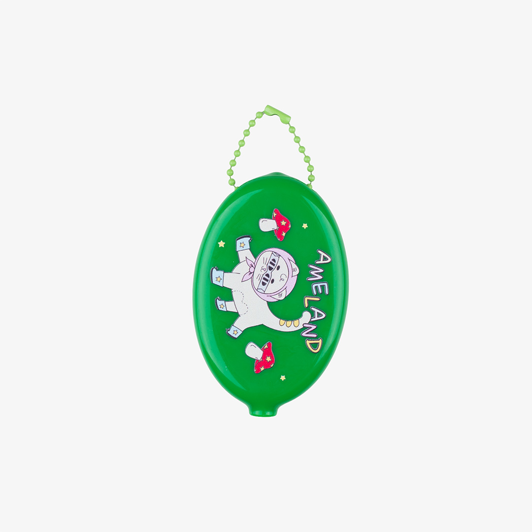 Tome Ame - Keychain Coin Case Green