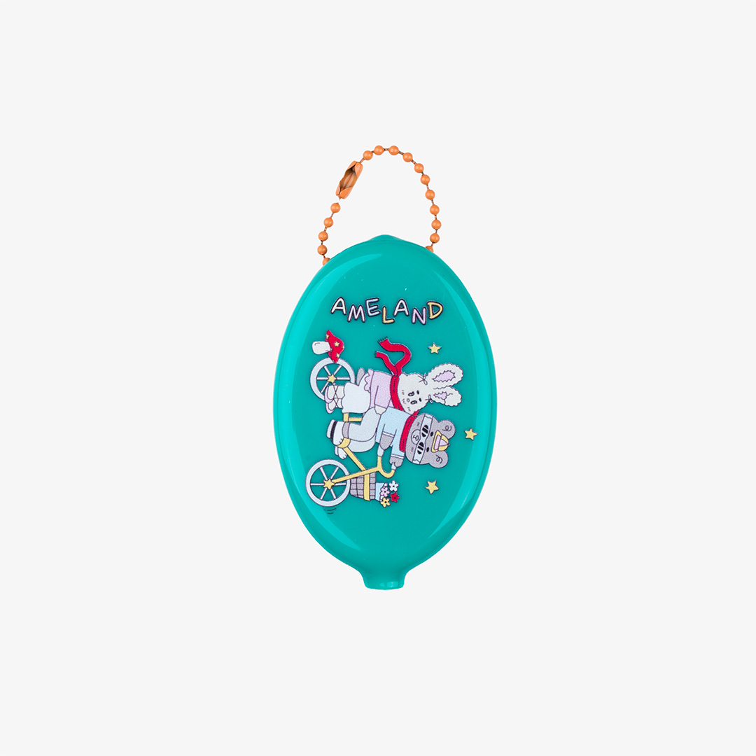 Tome Ame - Keychain Coin Case Tosca