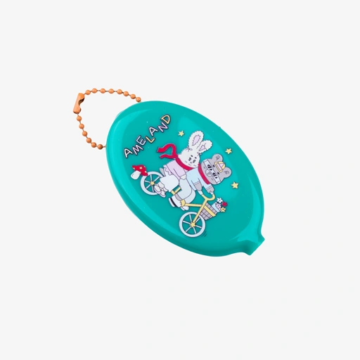 Image of Tome Ame - Keychain Coin Case Tosca