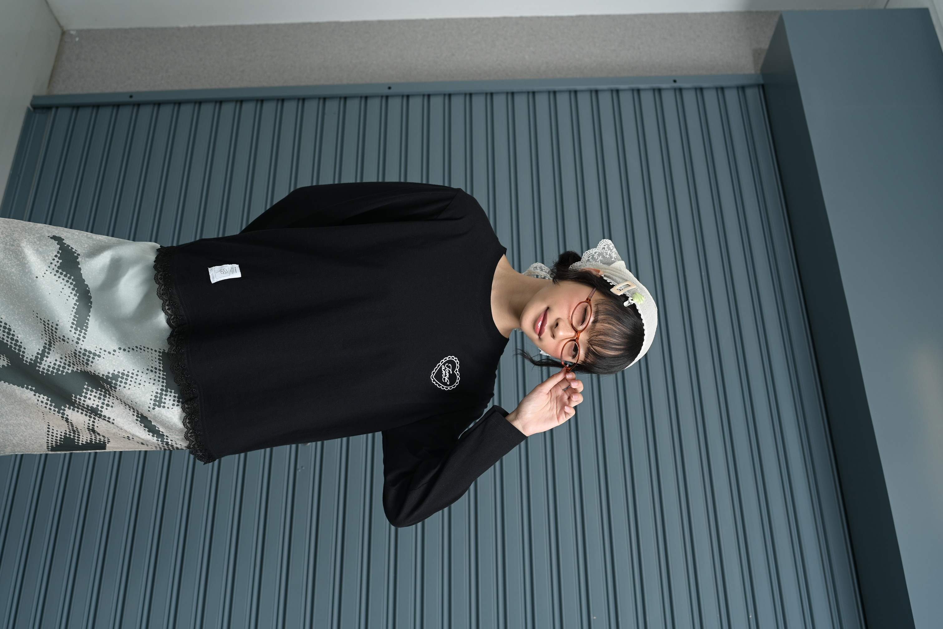 Tome Ame - Megumi Longsleeve - Kaos Lengan Panjang Embroidery 24S