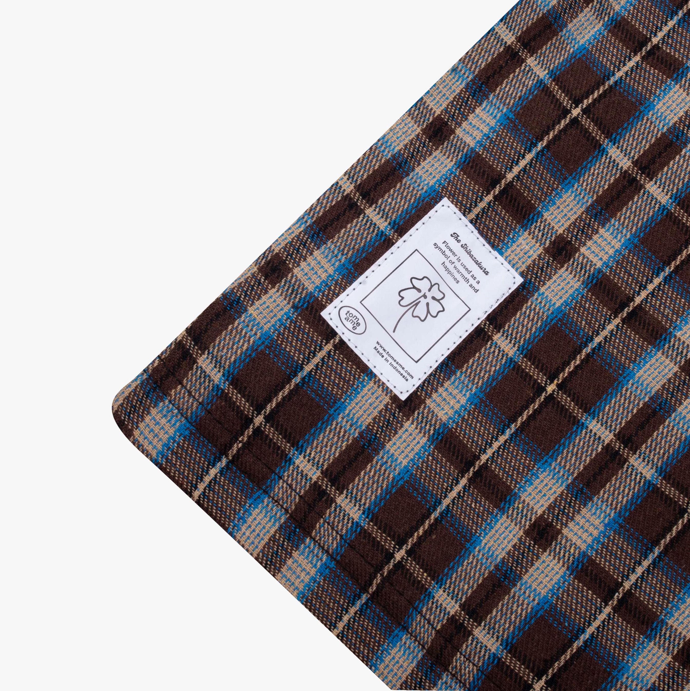 Tome Ame - Ruka Flannel Layered Longsleeve Tee - Kaos Lengan Panjang Aksen Kemeja Flanel