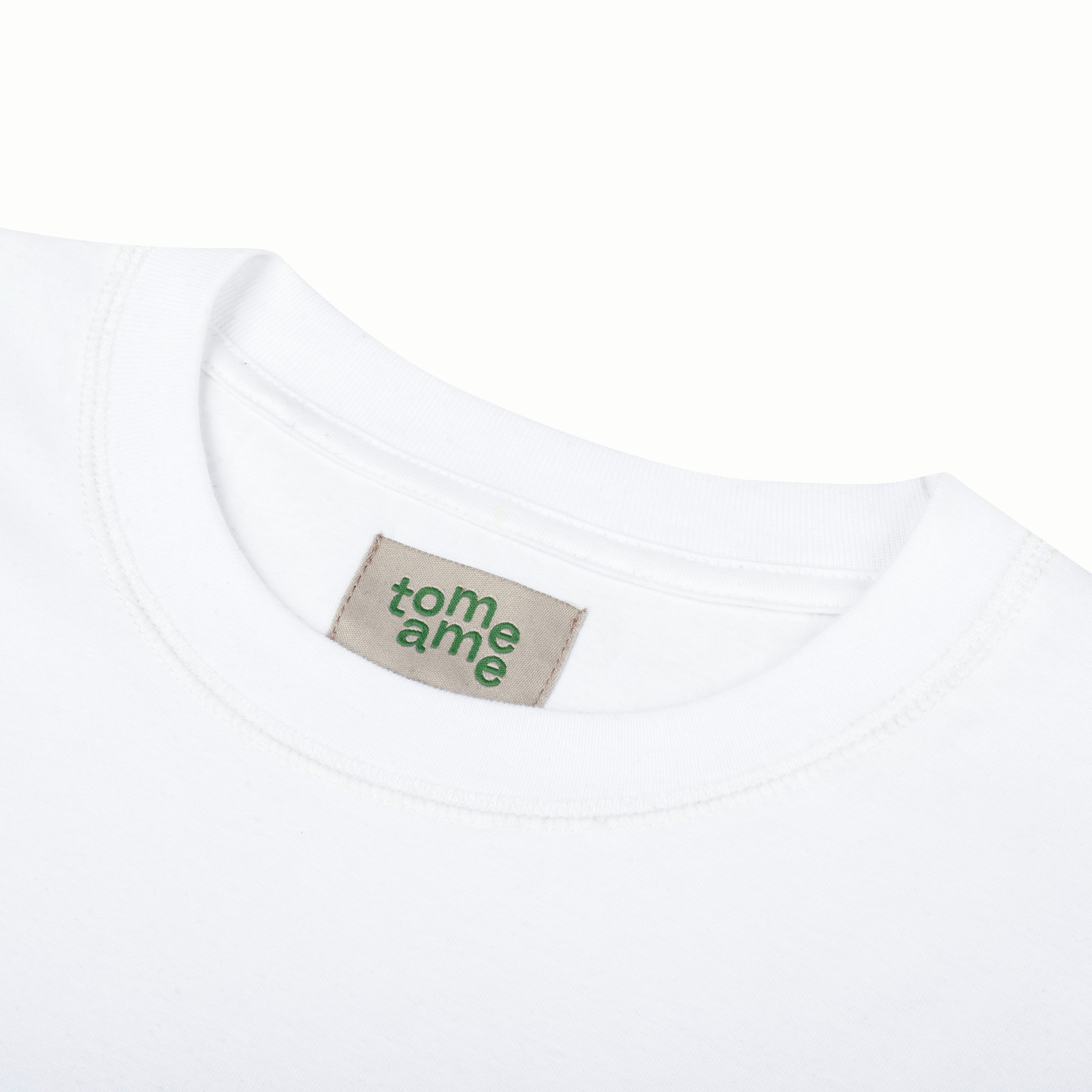 Tome Ame - Yukio Longslevee White - Kaos Lengan Panjang Putih Motif Polkadot