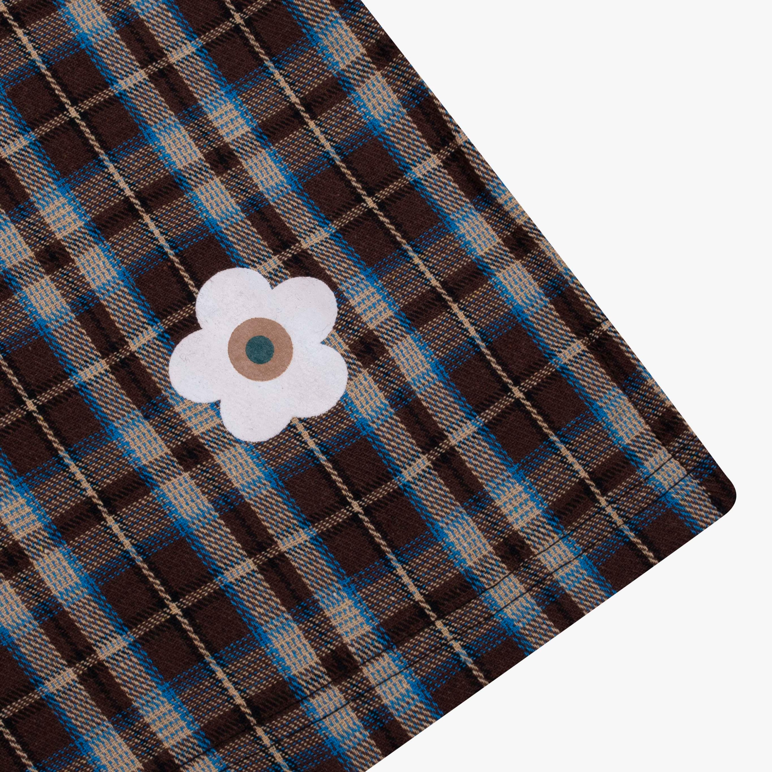 Tome Ame - Ruka Flannel Layered Longsleeve Tee - Kaos Lengan Panjang Aksen Kemeja Flanel