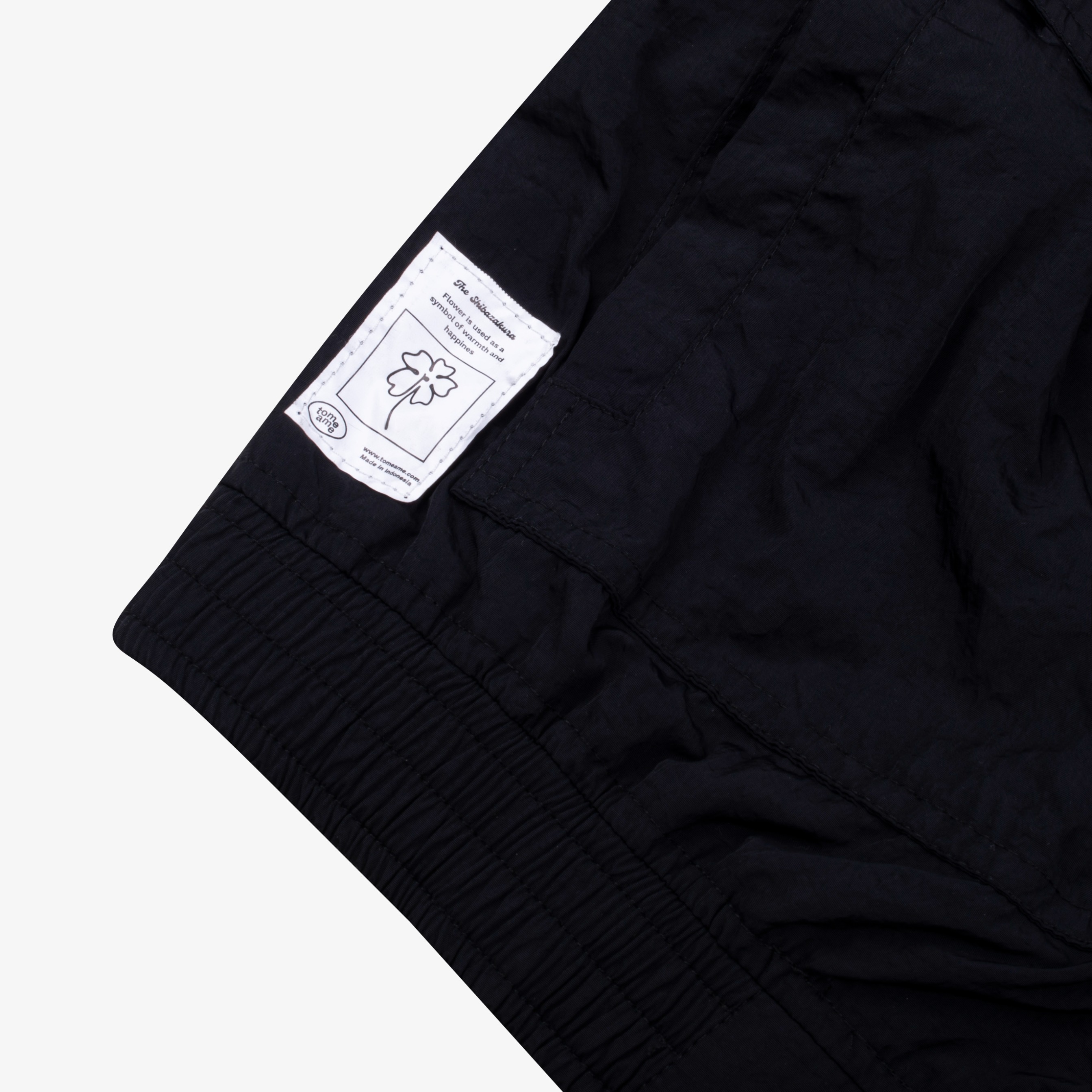 Tome Ame - Kiki Retro Windbreaker Jacket Black - Jaket Windbreaker Wanita