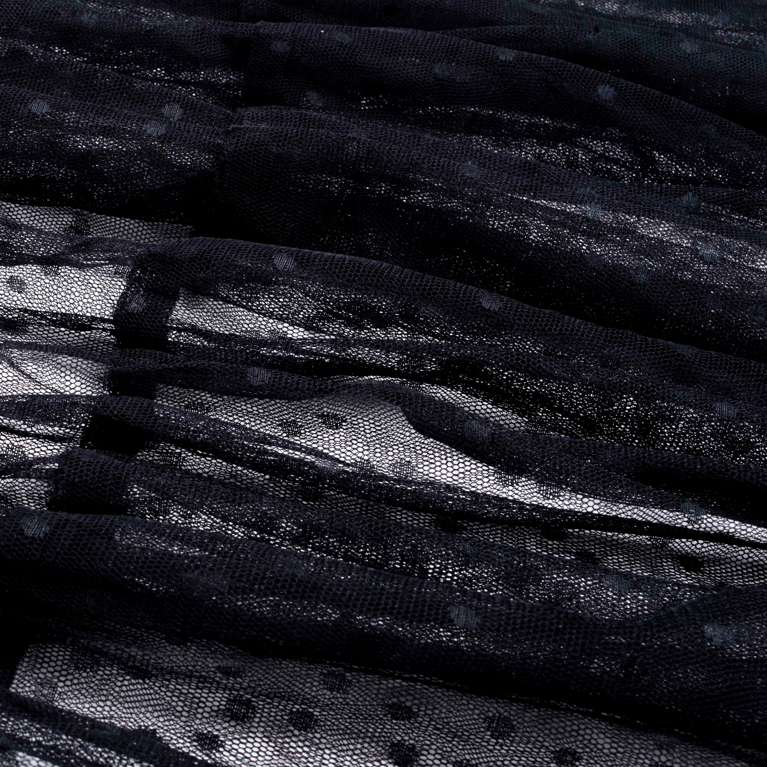 Tome Ame - Ginka Layered Lace Skirt Black - Rok Renda Wanita