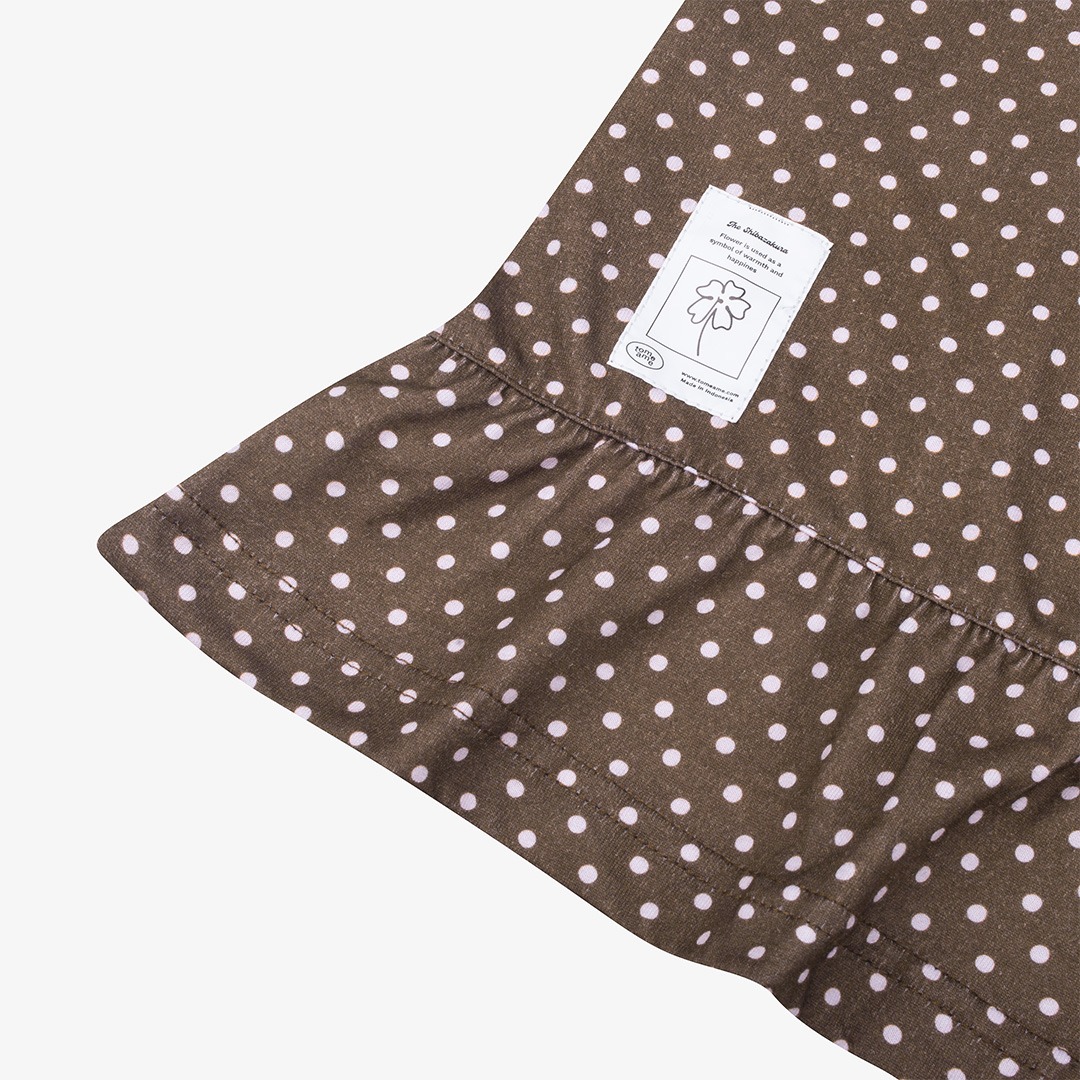 Tome Ame - Shinya Short Sleeve - Kaos Polo Lengan Pendek Motif Polkadot