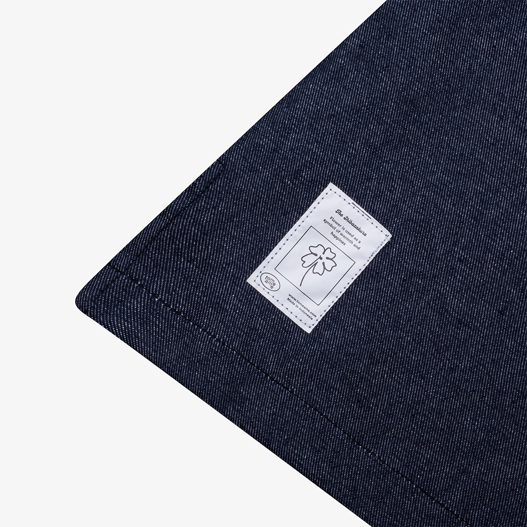 Tome Ame - Kinoko Denim Shirt - Kemeja Denim Oversized Lengan Panjang
