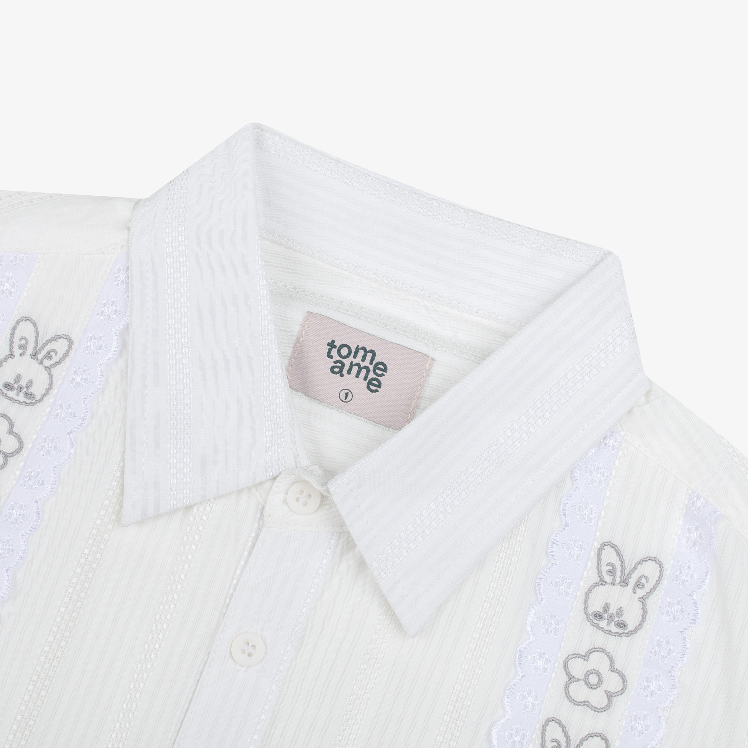 TOME AME - NATSUMI SHIRT - KEMEJA STRIPED WANITA LENGAN PANJANG COTTON DOBBY STRIPED