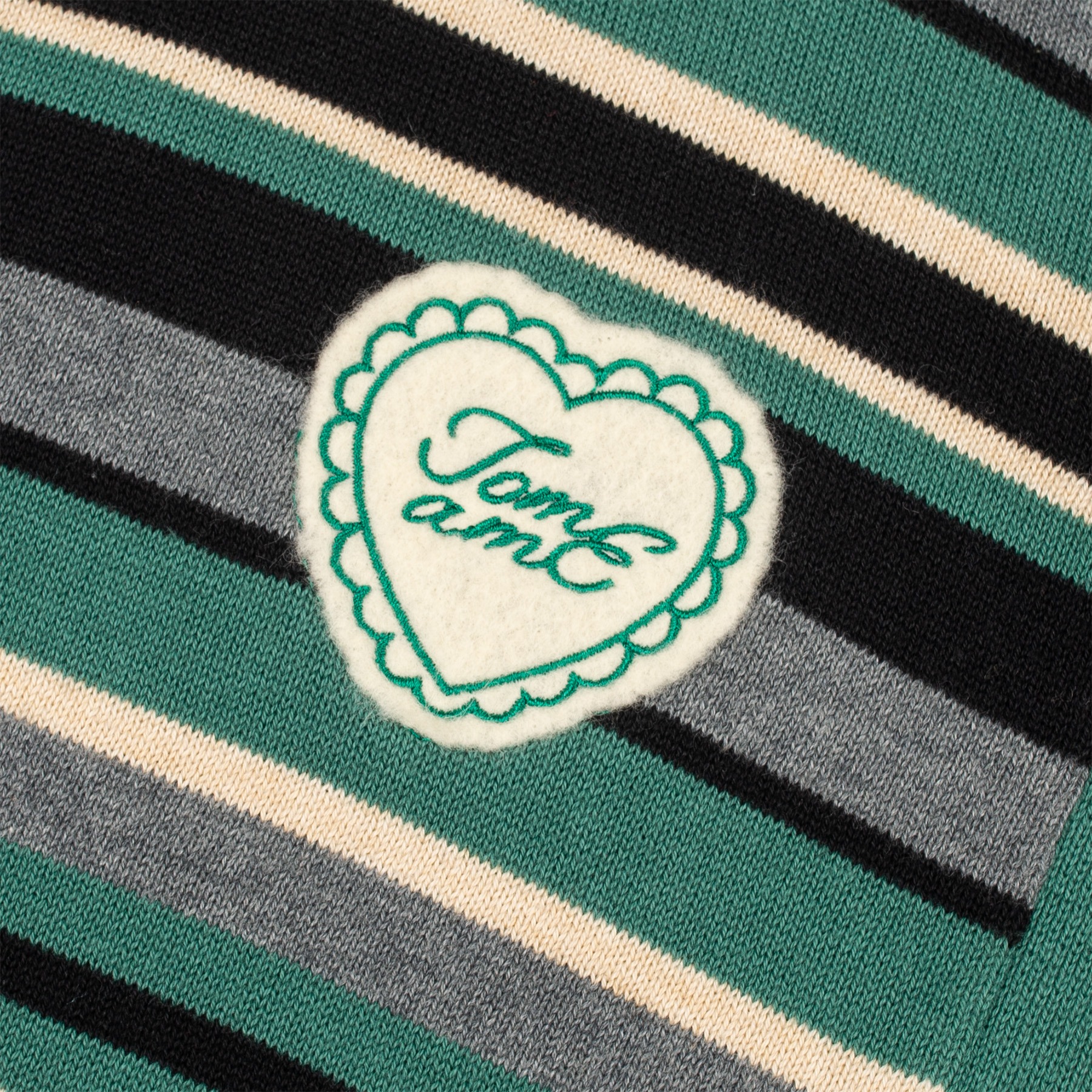 Tome Ame - Lura Stripe Knitwear Longsleeve - Knitwear Lengan Panjang Motif Garis Wanita