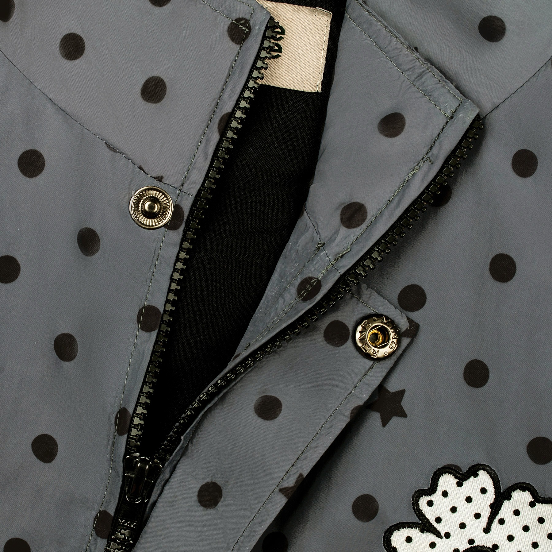 Tome Ame - Naerin Polka Dot Jacket - Jaket Outer Wanita Motif Polka Dot
