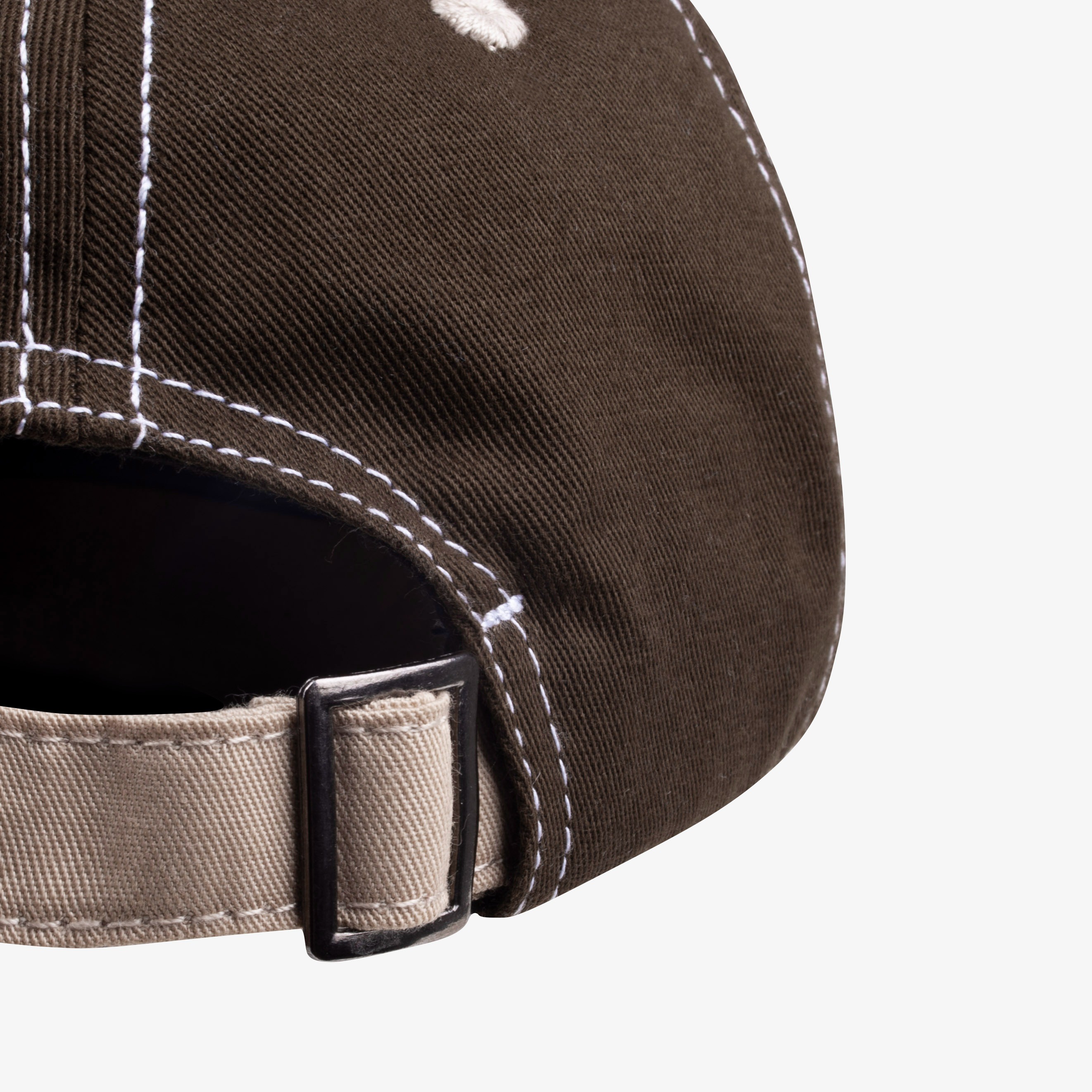 Tome Ame - Meow Cap Brown - Topi Baseball Embroidery Coklat