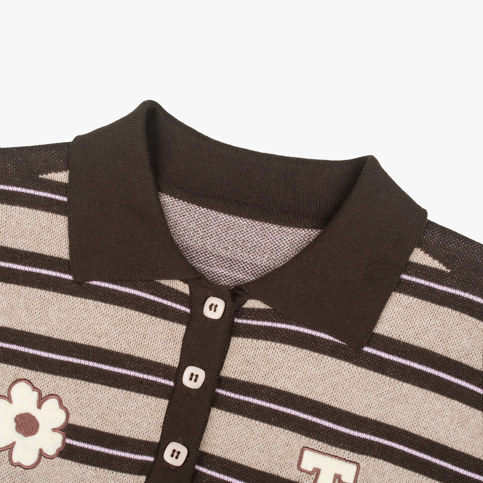TOME AME - YUSHI RUGBY SHIRT STRIPE - LONGSLEEVE KNITWEAR RAJUT