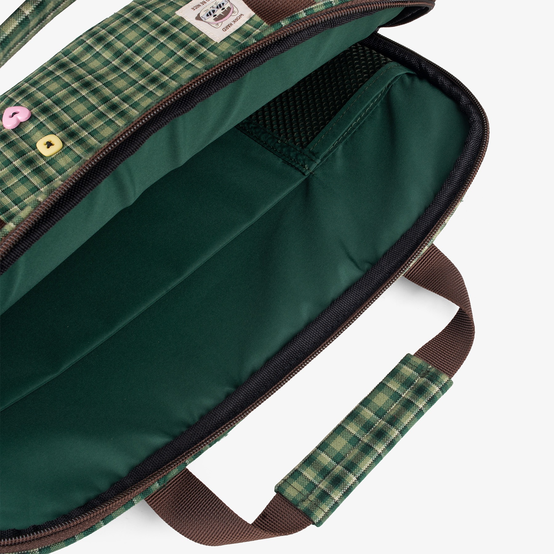 TOME AME - MINJI PLAID LAPTOP SLEEVE - TAS LAPTOP MOTIF KOTAK