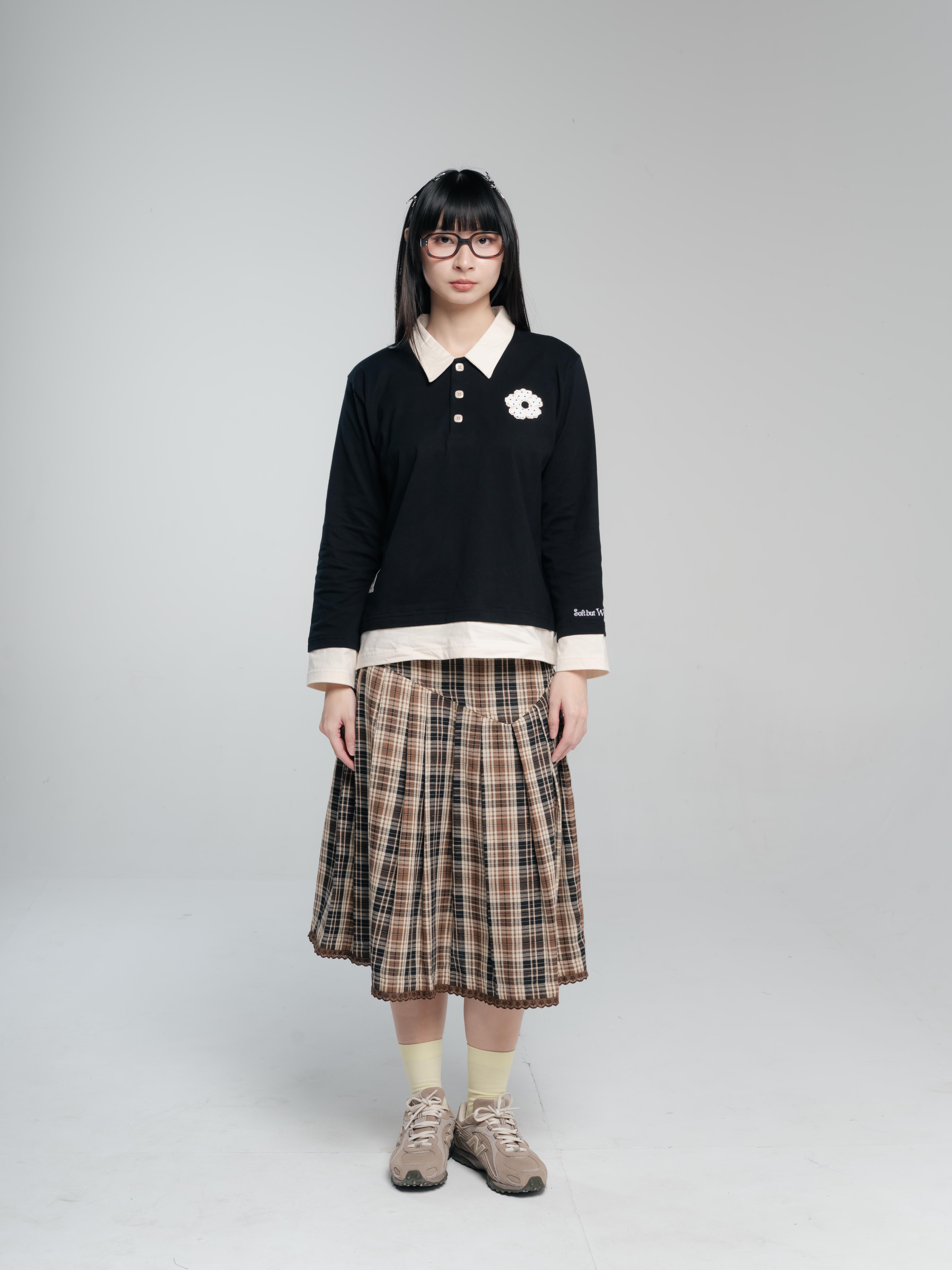 TOME AME - CHIKAKO LAYERED SHIRT - KEMEJA WANITA LENGAN PANJANG