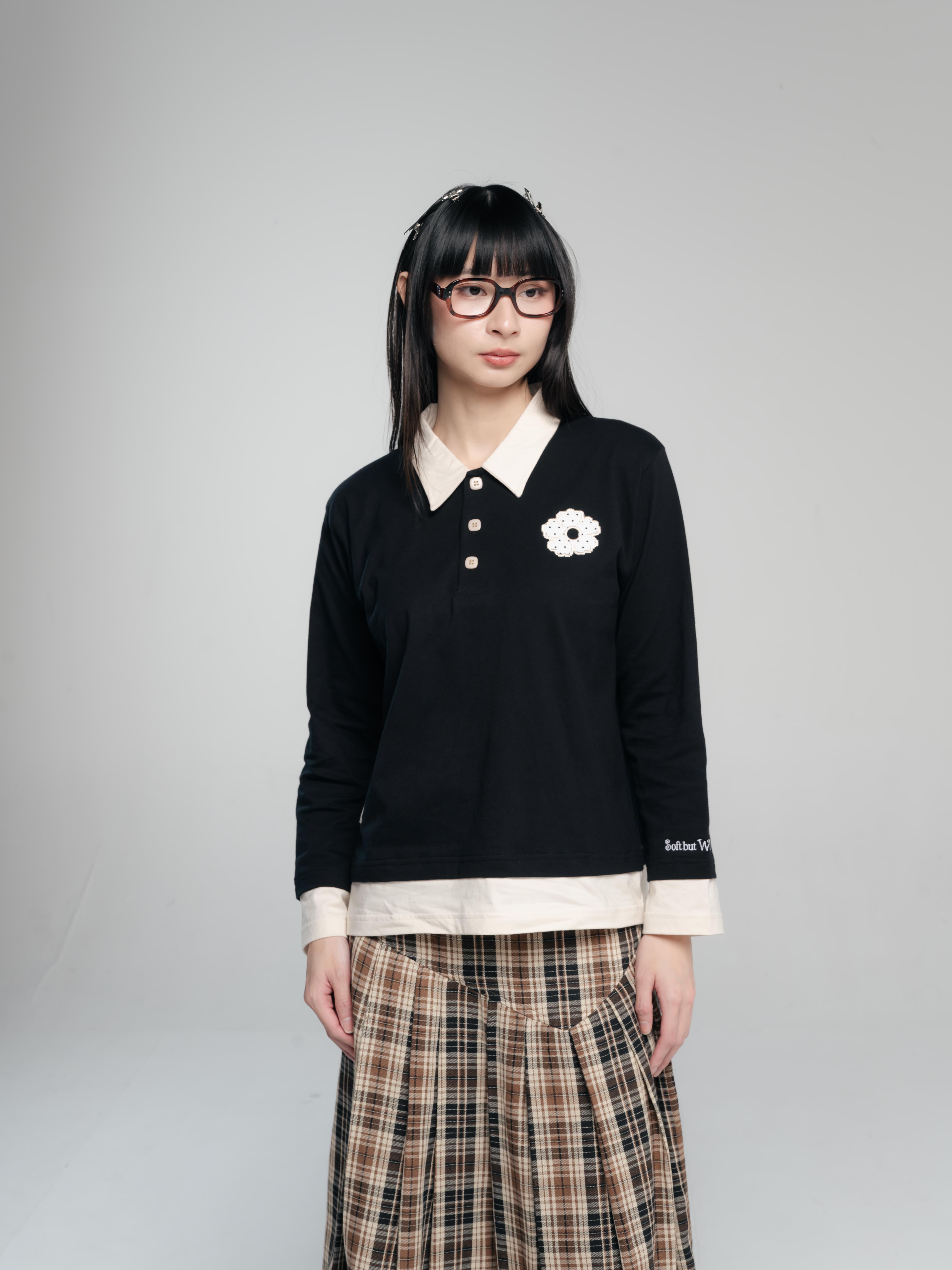 TOME AME - CHIKAKO LAYERED SHIRT - KEMEJA WANITA LENGAN PANJANG