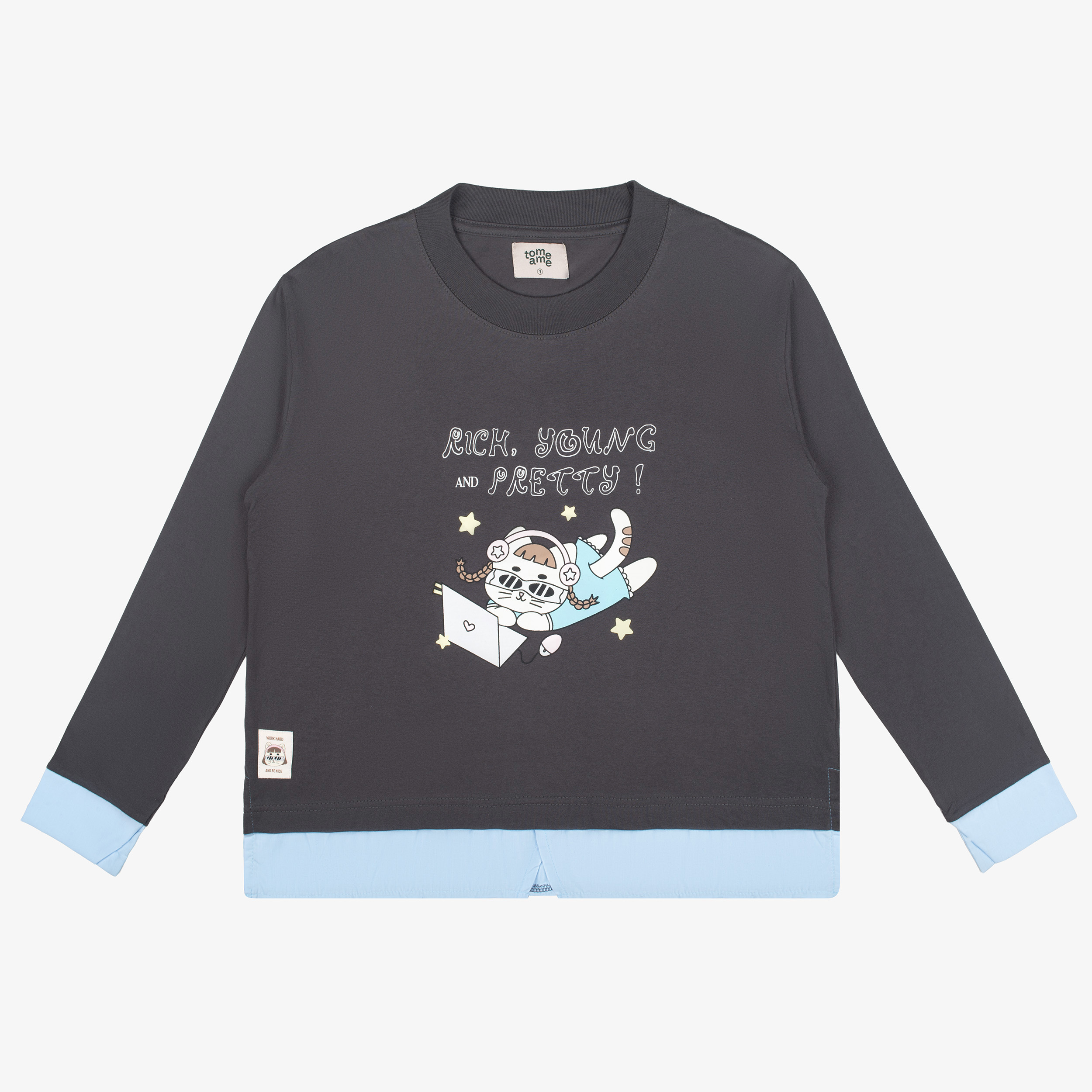 TOME AME - FUJI LAYERED LONGSLEEVE - KAOS LENGAN PANJANG