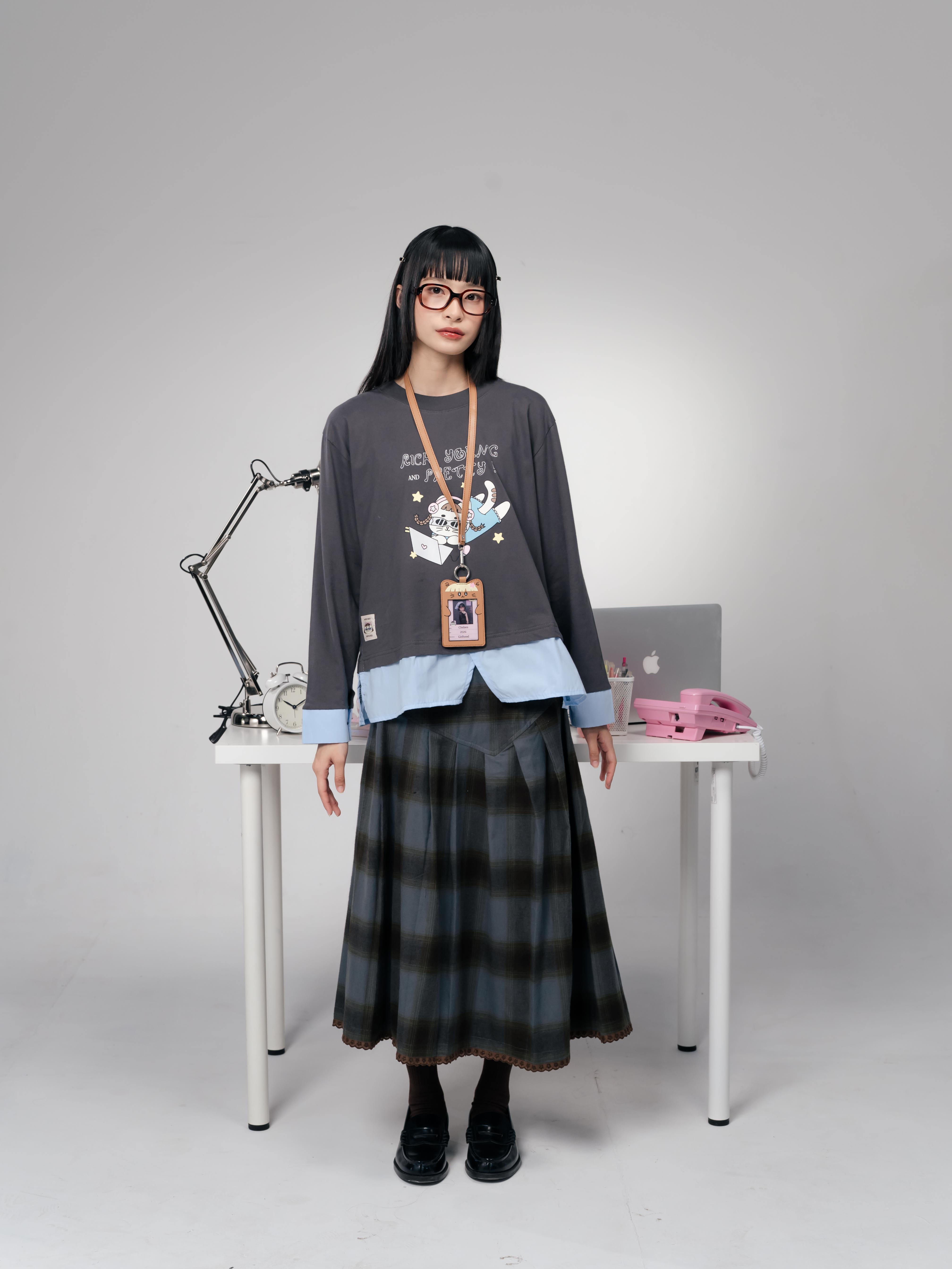 TOME AME - FUJI LAYERED LONGSLEEVE - KAOS LENGAN PANJANG