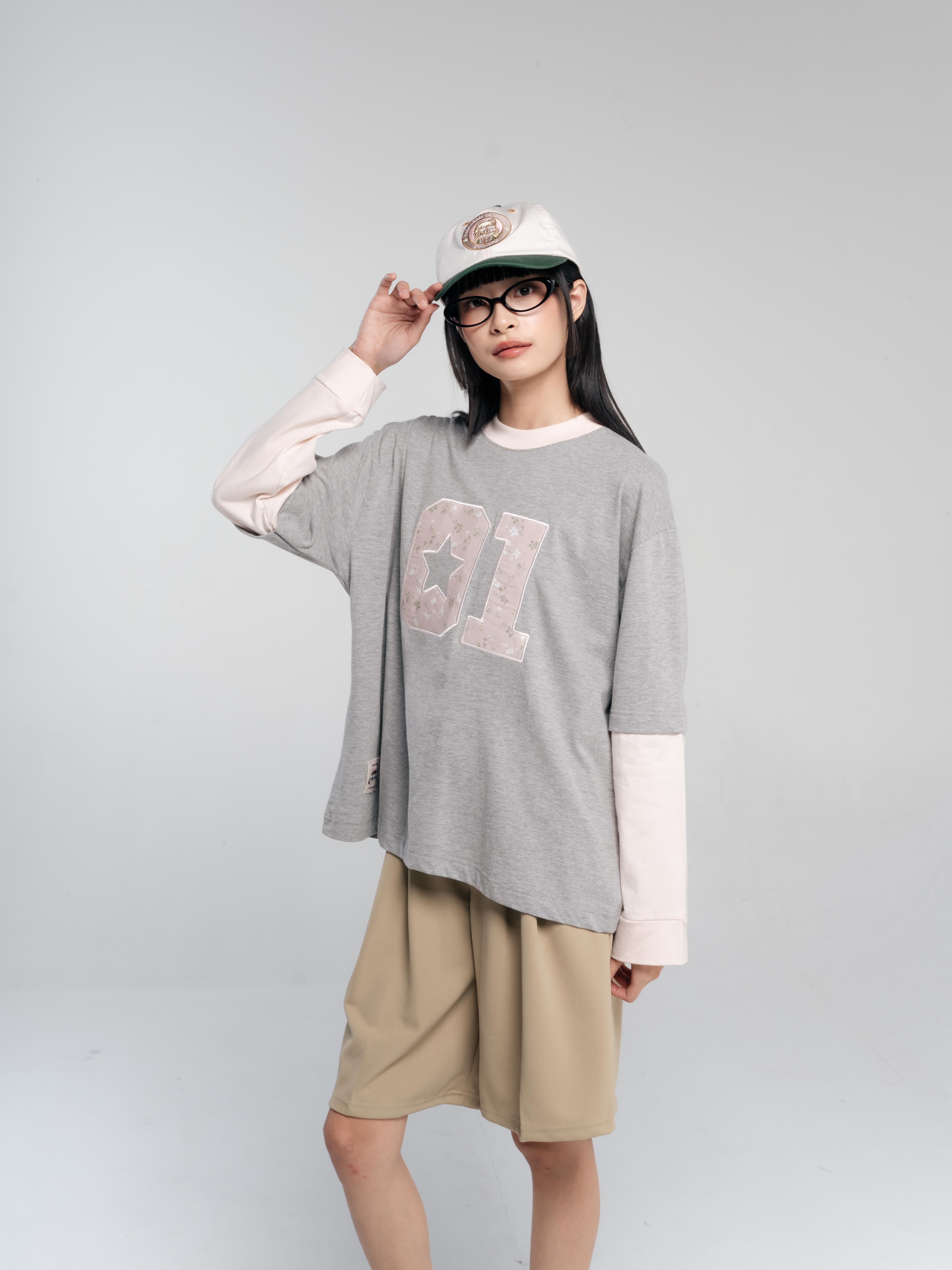 TOME AME - HOSHI BOXY LONGSLEEVE - KAOS BOXY LENGAN PANJANG