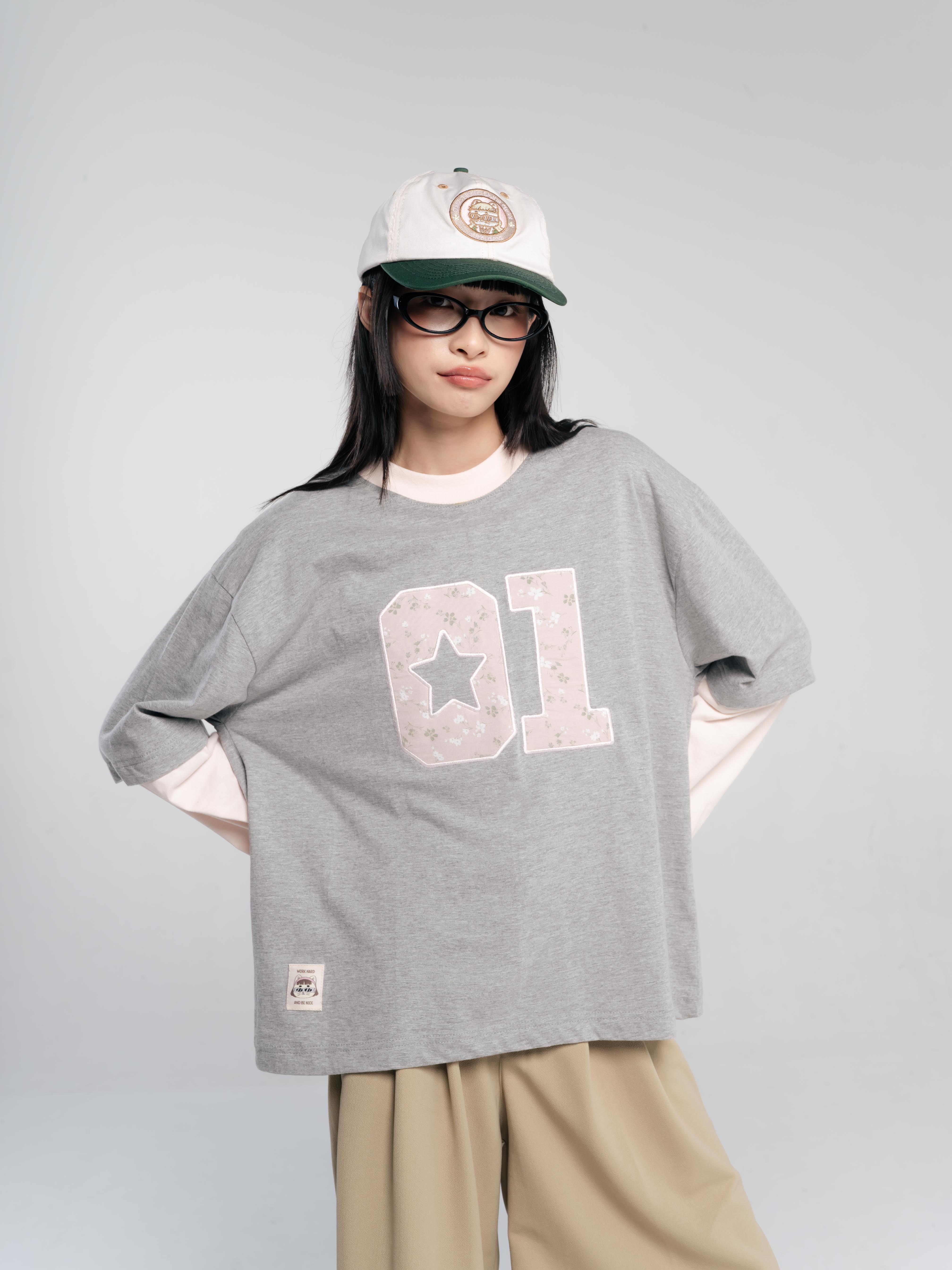 TOME AME - HOSHI BOXY LONGSLEEVE - KAOS BOXY LENGAN PANJANG