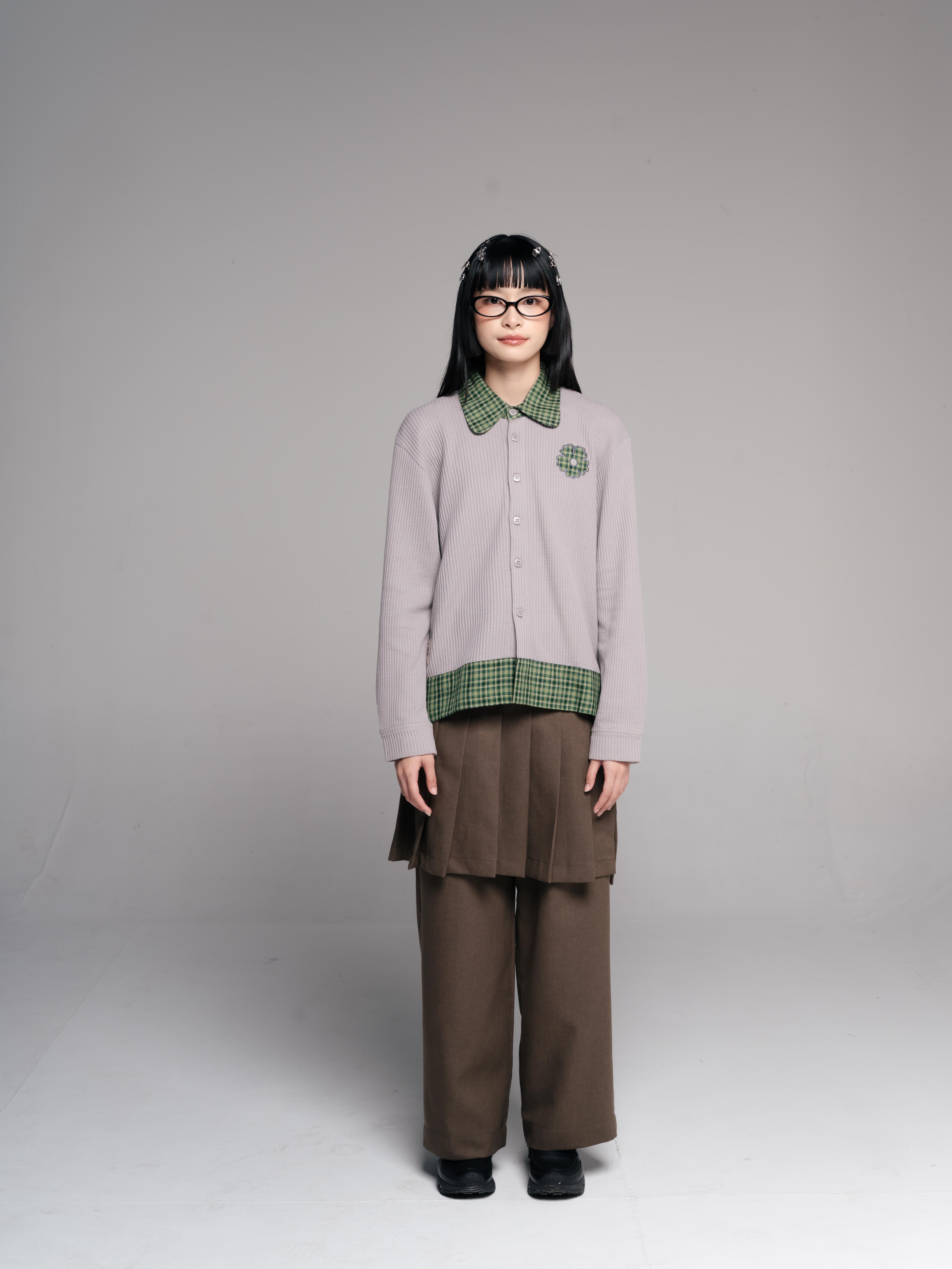 TOME AME - HARUMI LAYERED SHIRT - KEMEJA WANITA LENGAN PANJANG