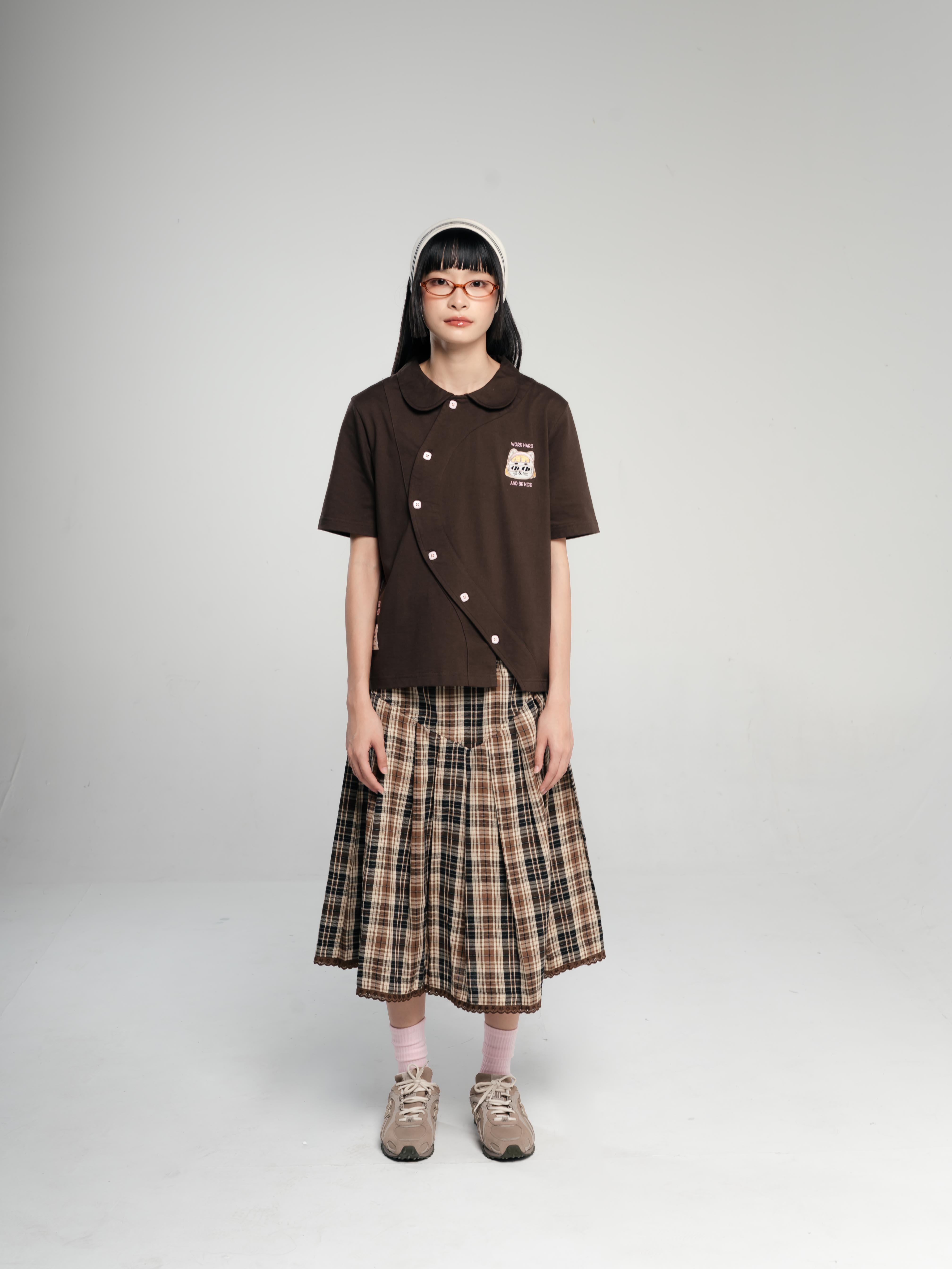 TOME AME - TOTOMI SHORTSLEEVE BUTTON - T SHIRT LENGAN PENDEK 20S