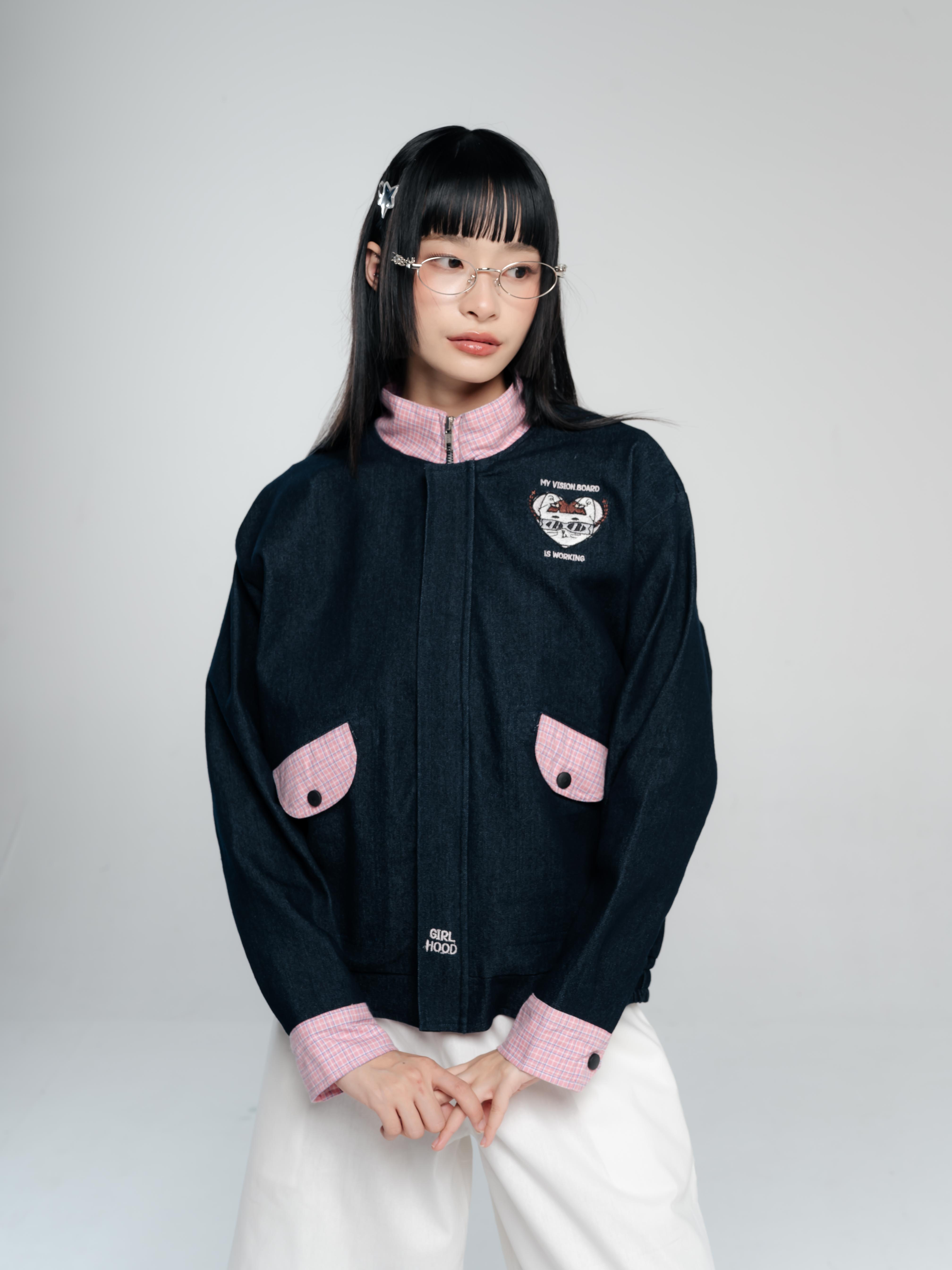 TOME AME - KOKORO DENIM JACKET - JAKET OUTER WANITA