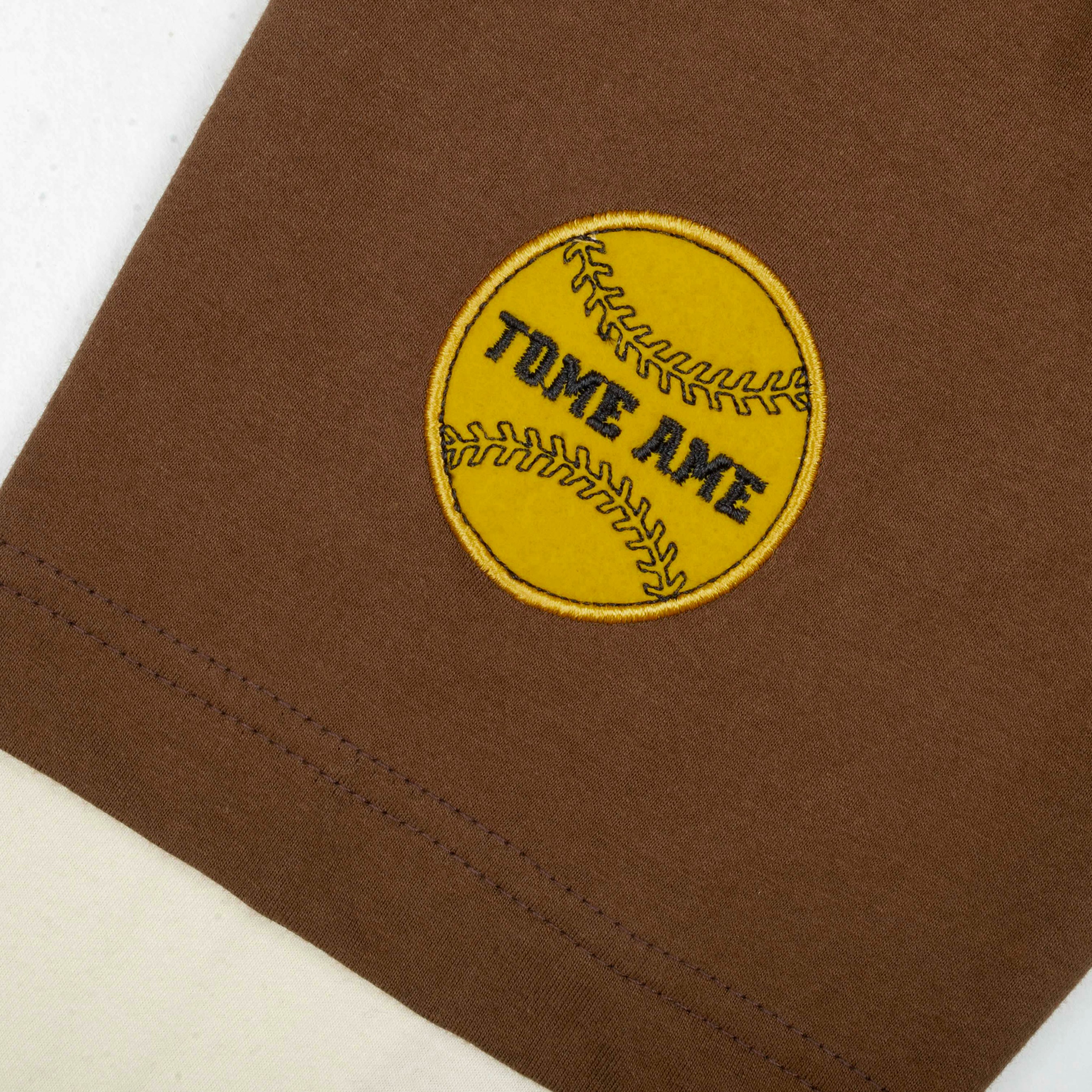 Tome Ame - Tome Club Boxy Longsleeve Brown - Kaos Lengan Panjang Oversized Coklat 24S